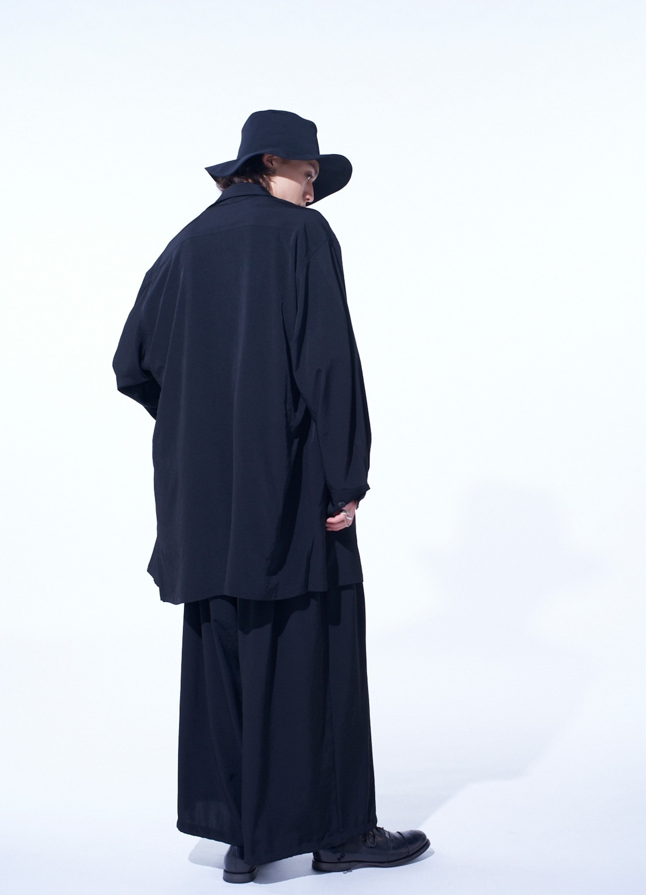 CREPE de CHINE LONG SHIRT BLOUSON