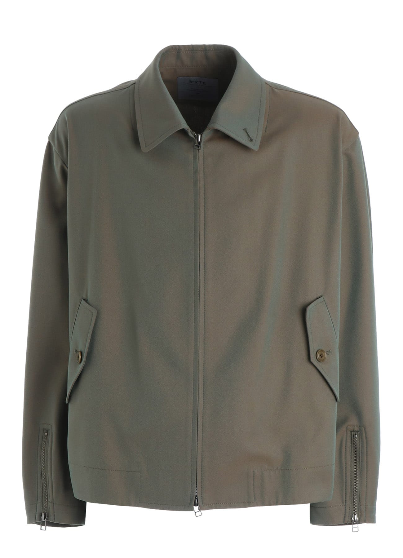 PE/RY REFLECTIVE TWILL ZIP-UP BLOUSON