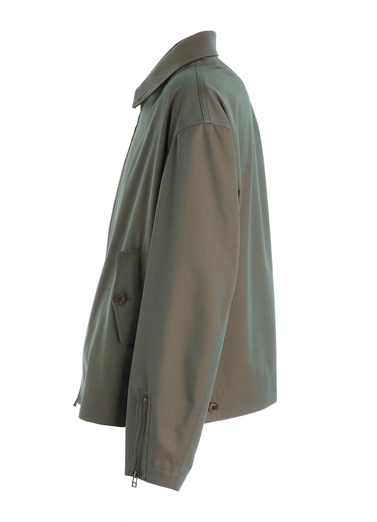 PE/RY REFLECTIVE TWILL ZIP-UP BLOUSON