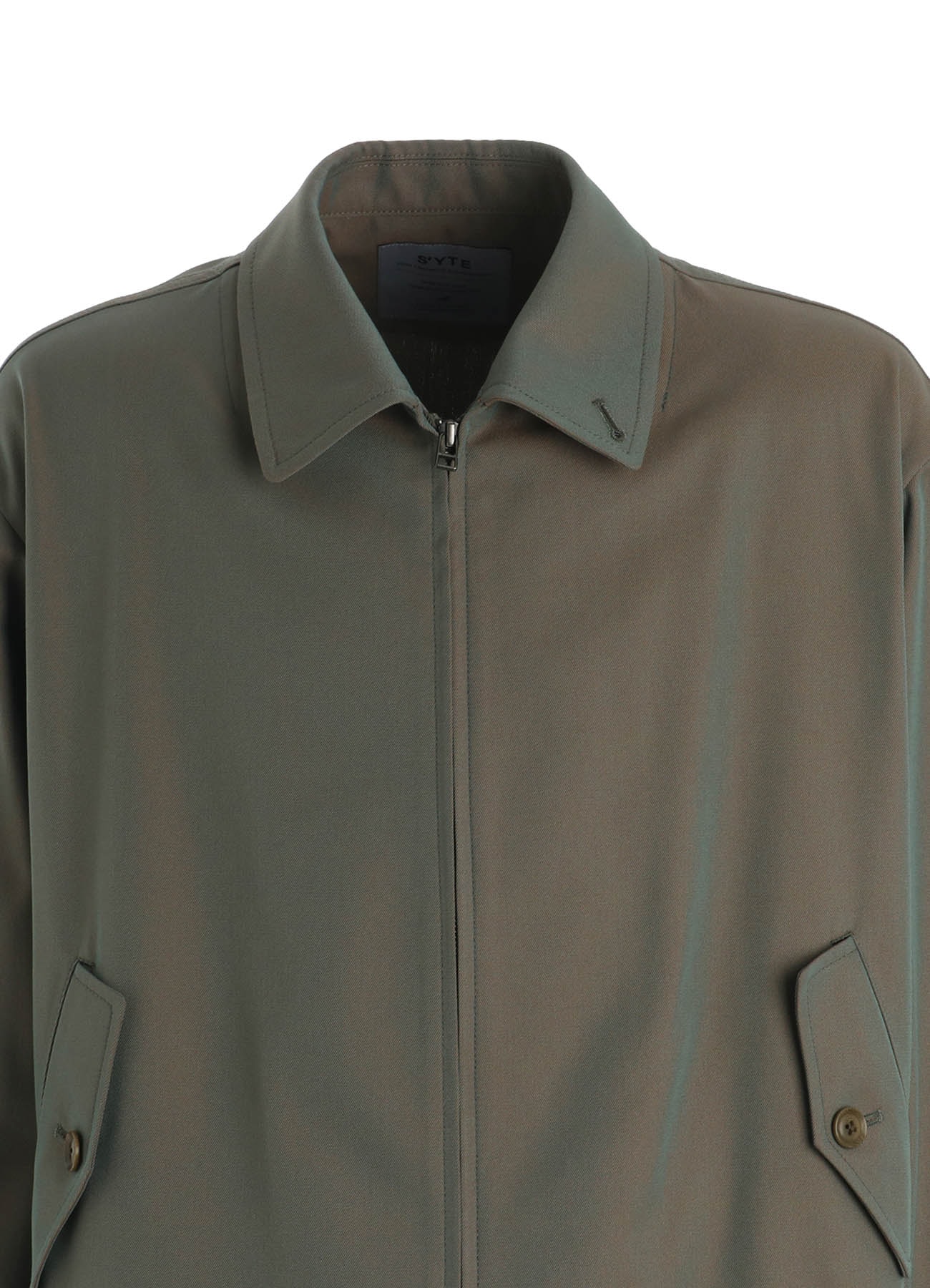 PE/RY REFLECTIVE TWILL ZIP-UP BLOUSON