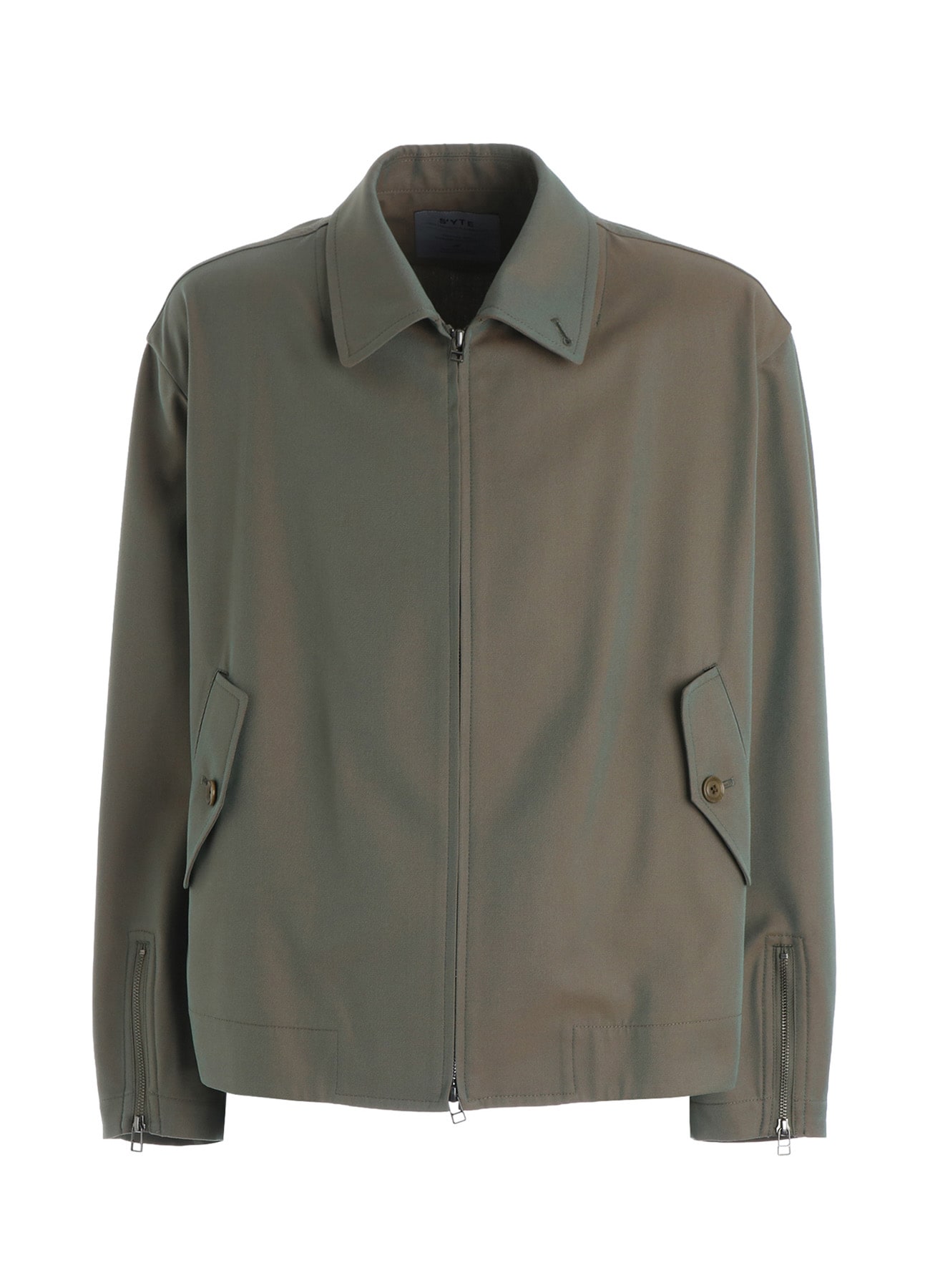 PE/RY REFLECTIVE TWILL ZIP-UP BLOUSON