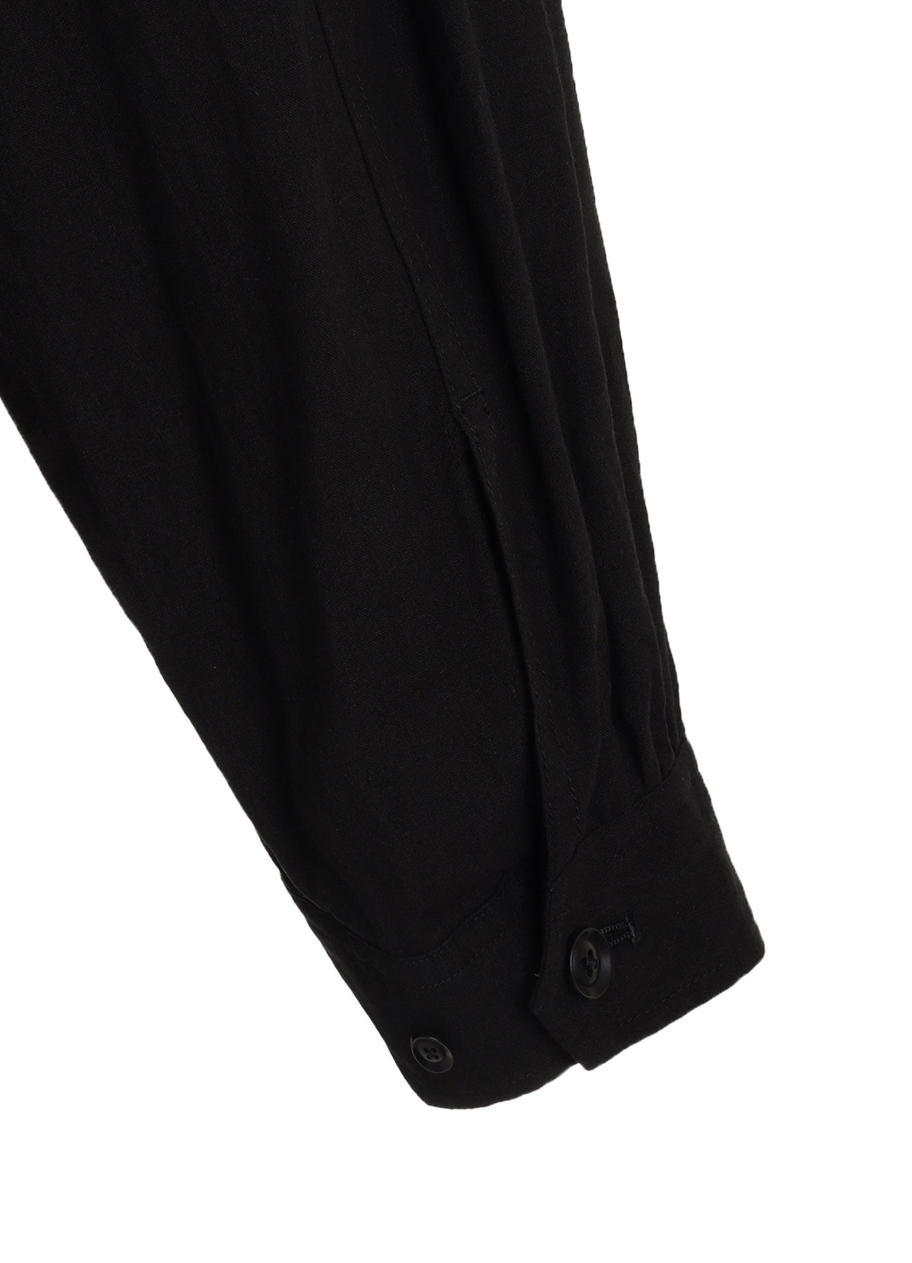Cotton-Linen Poplin GATHERED POCKET BLOUSON