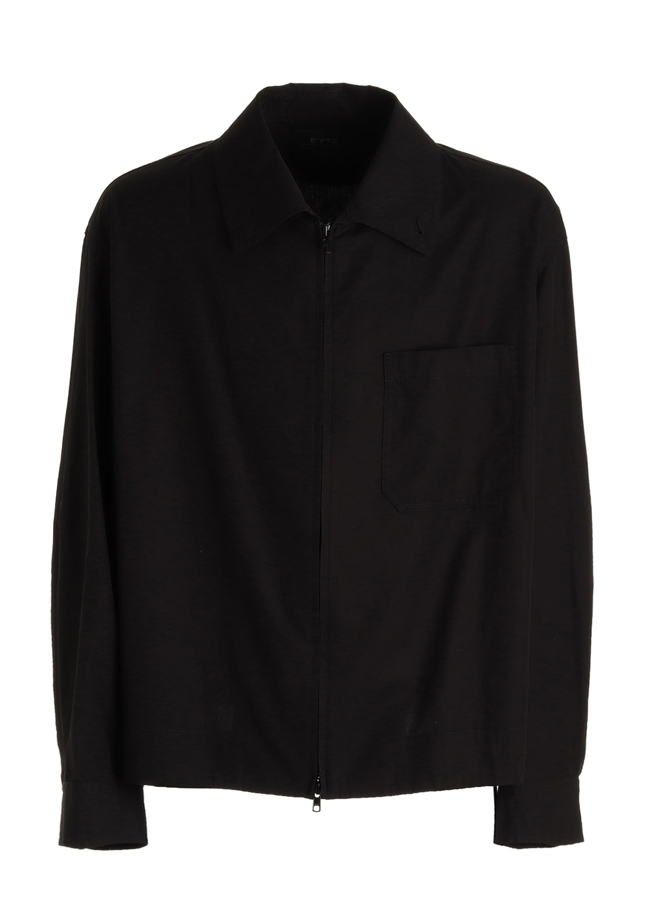 100/2 COTTON BROAD ZIP-UP BLOUSON