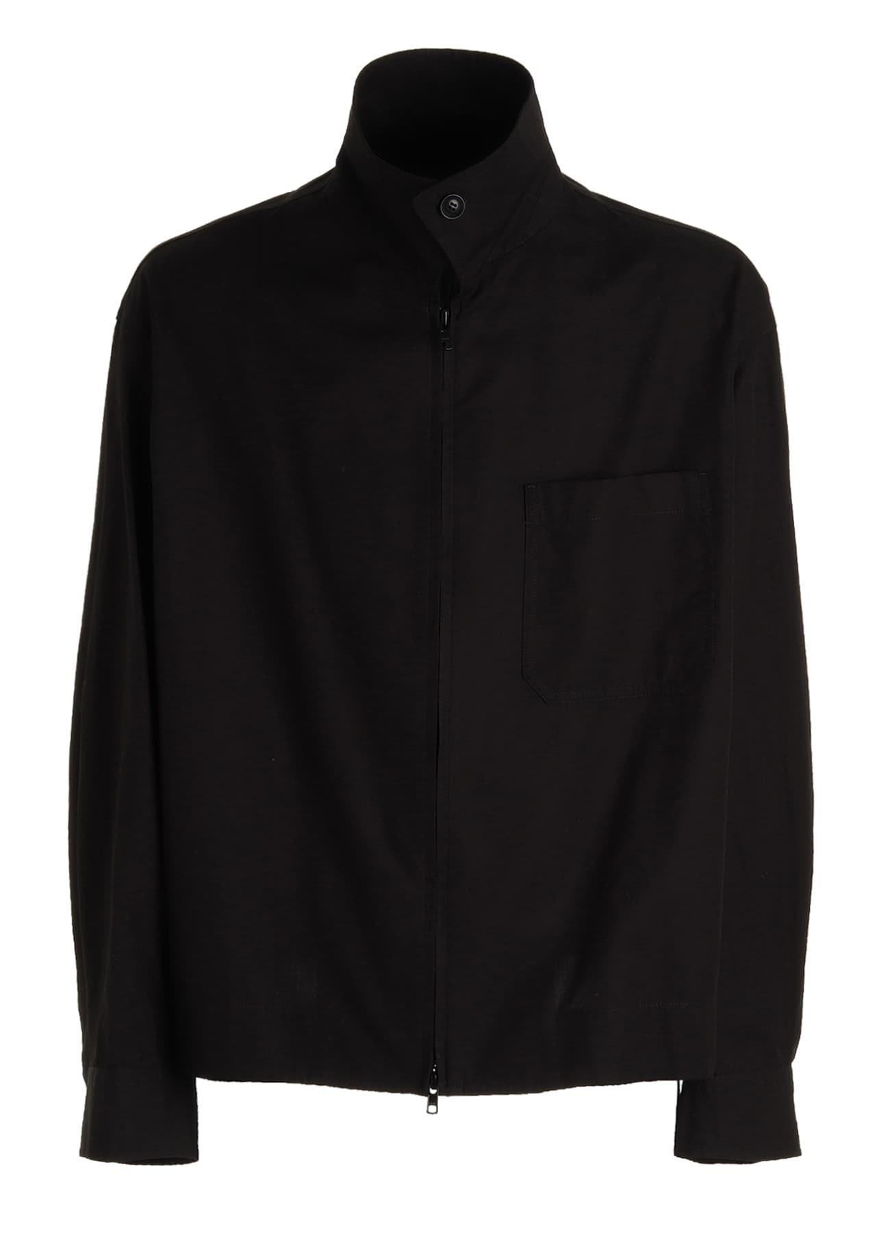 100/2 COTTON BROAD ZIP-UP BLOUSON