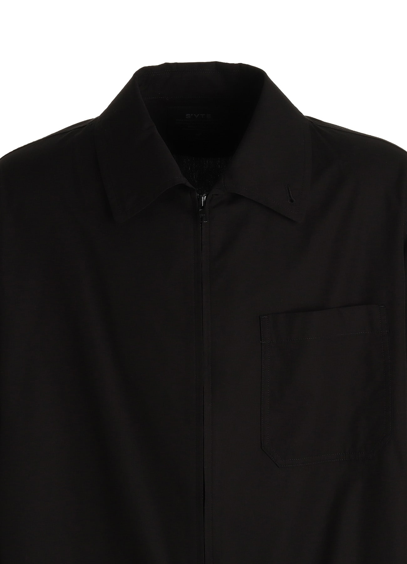 100/2 COTTON BROAD ZIP-UP BLOUSON