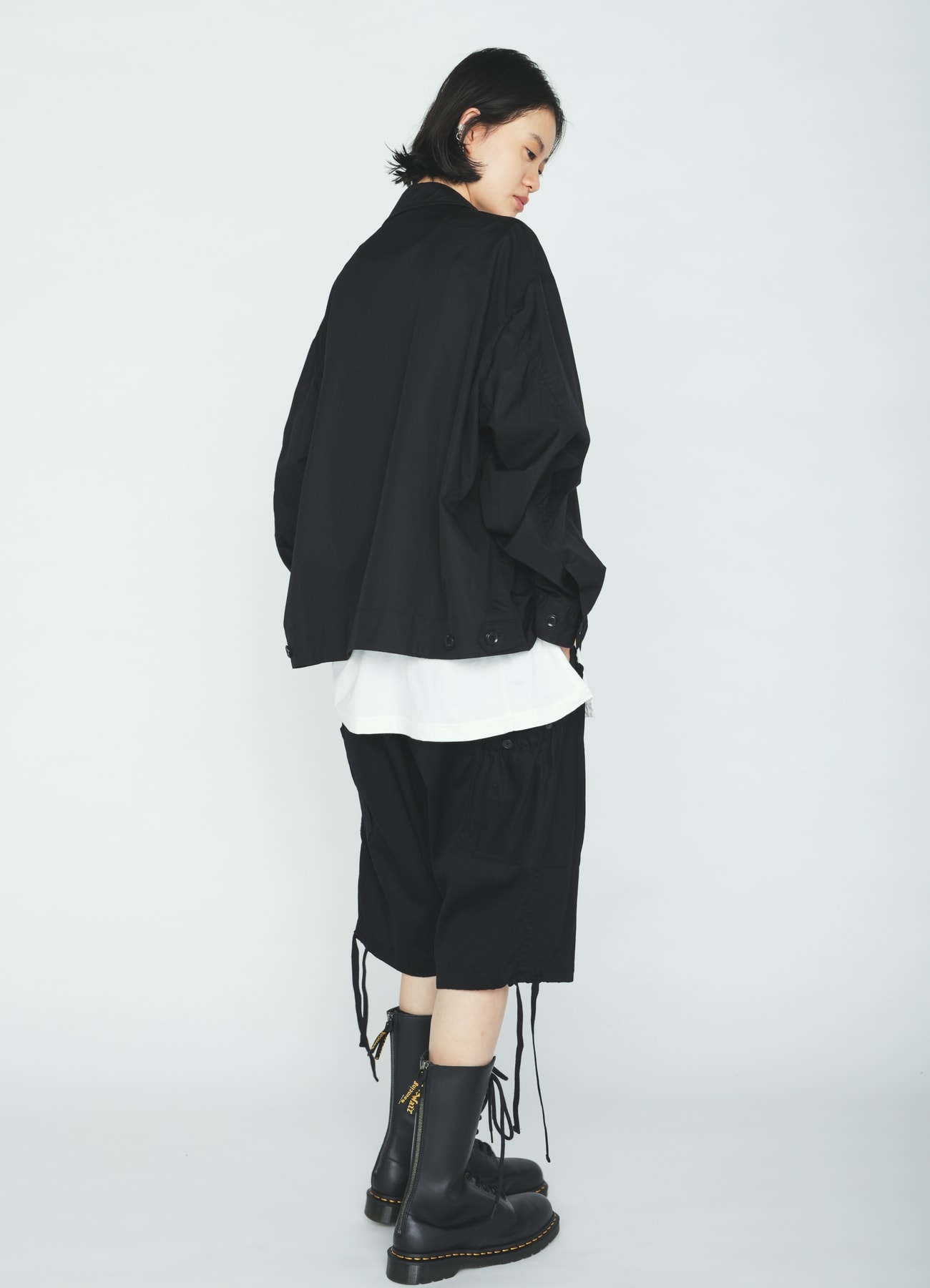 100/2 COTTON BROAD ZIP-UP BLOUSON