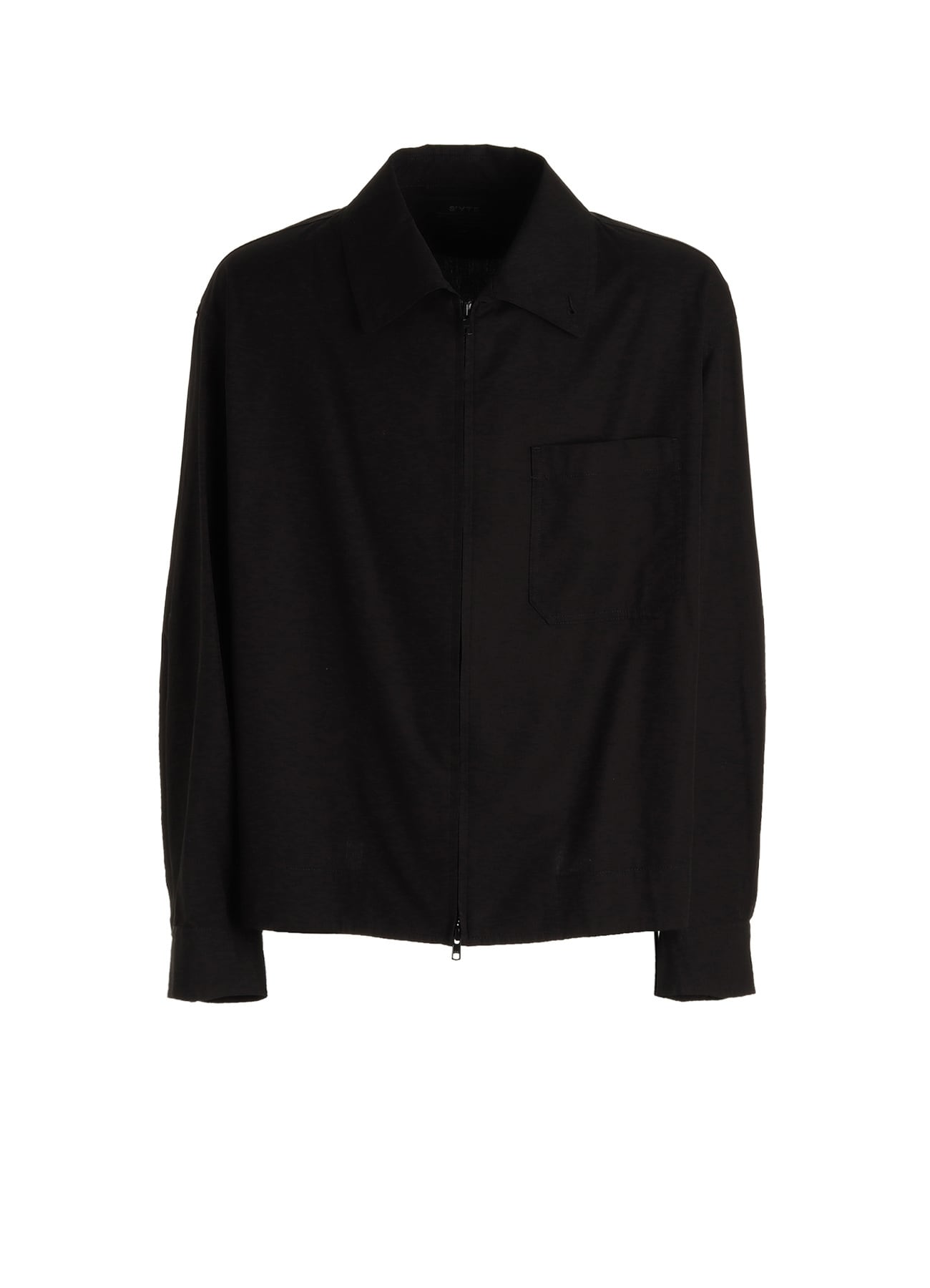 100/2 COTTON BROAD ZIP-UP BLOUSON
