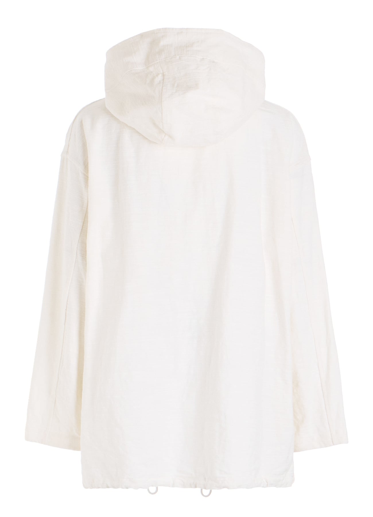 COTTON/LINEN FLOWER EMBROIDERY PARKA