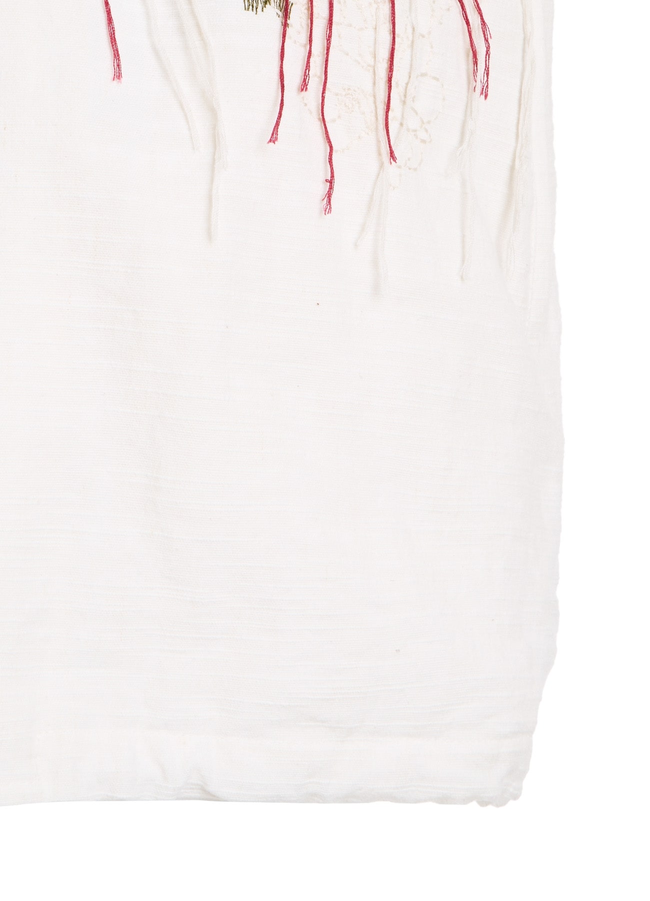 COTTON/LINEN FLOWER EMBROIDERY PARKA