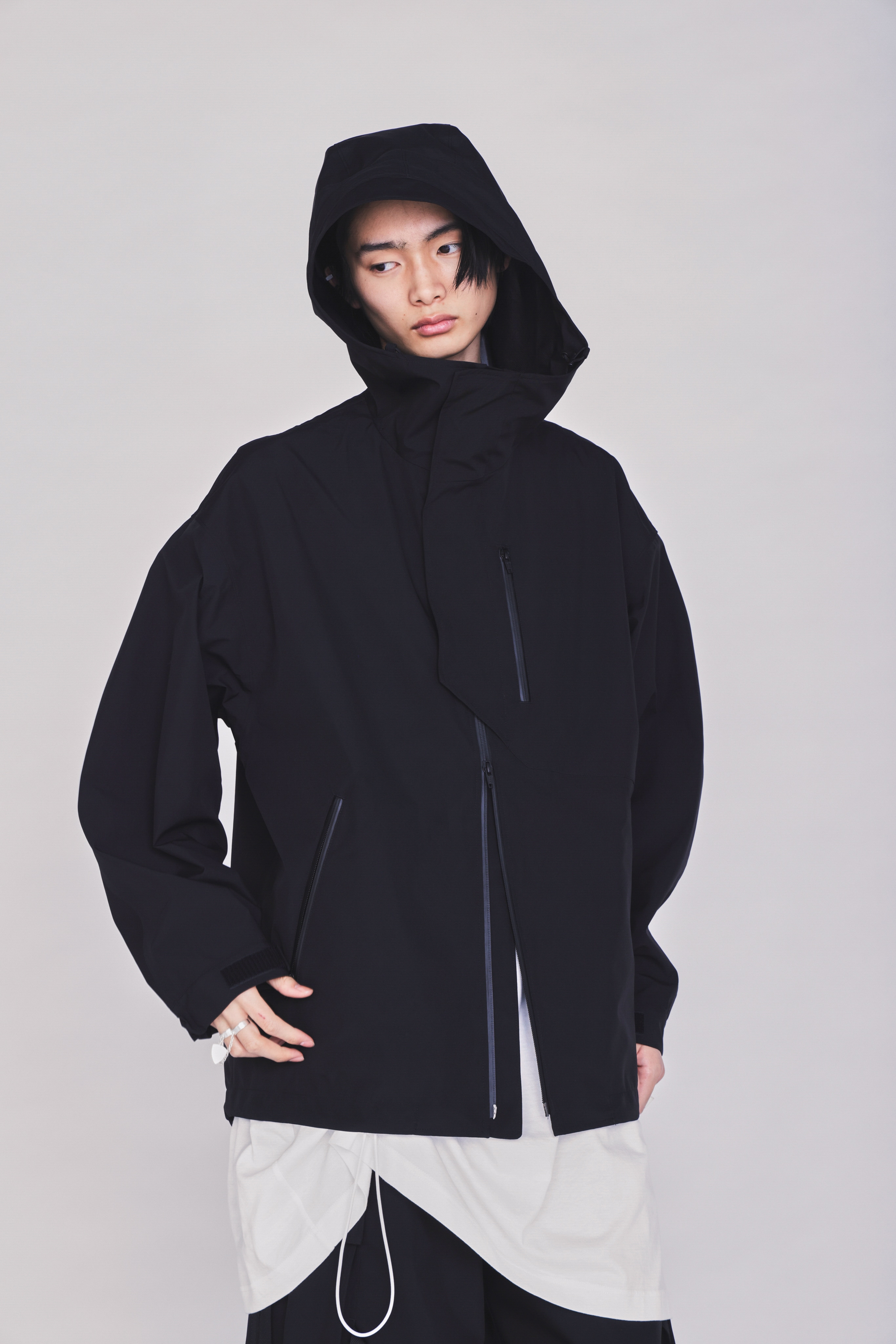 WATERPROOF TECH FABRIC MOUNTAIN PARKA