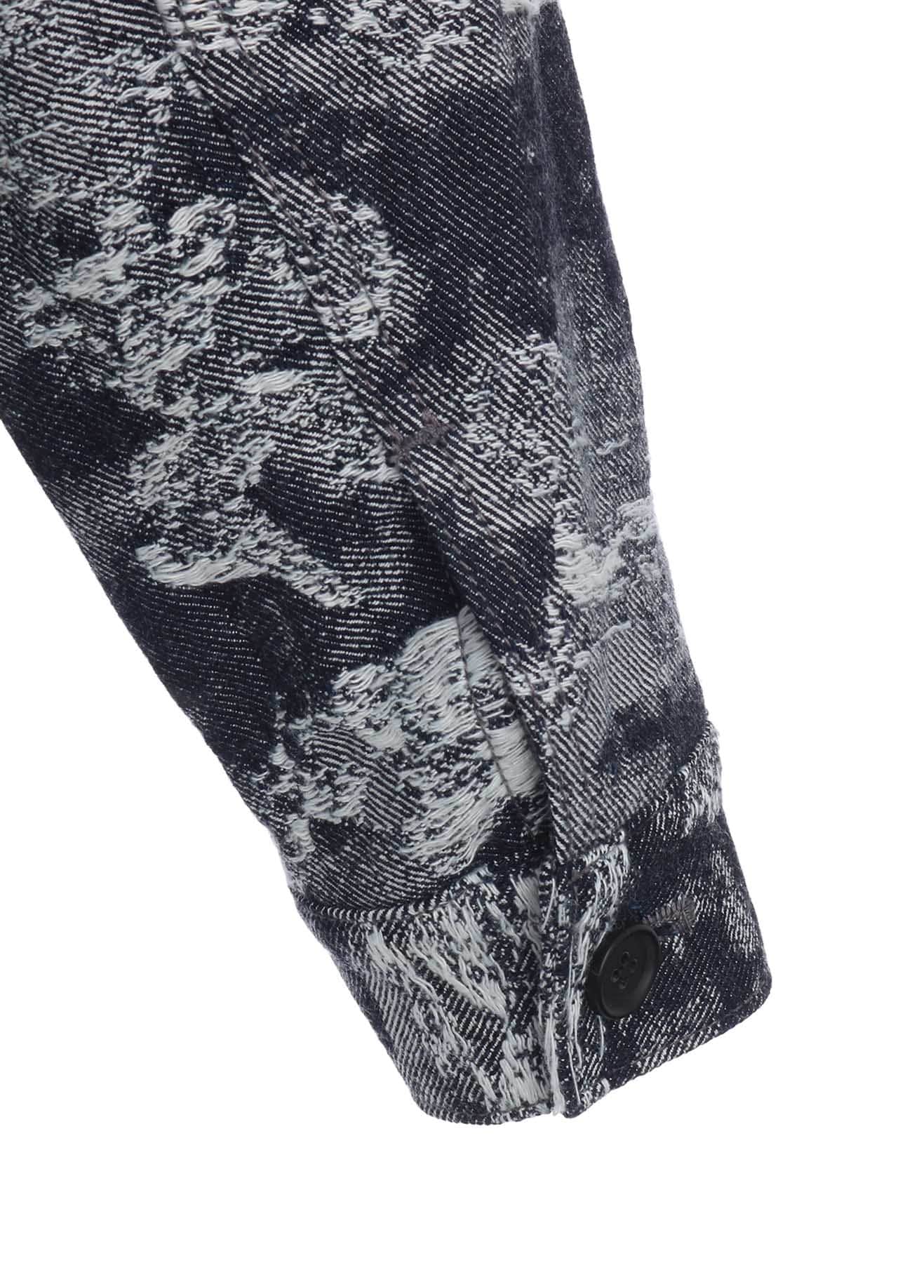 JACQUARD DENIM TRUCKER JACKET