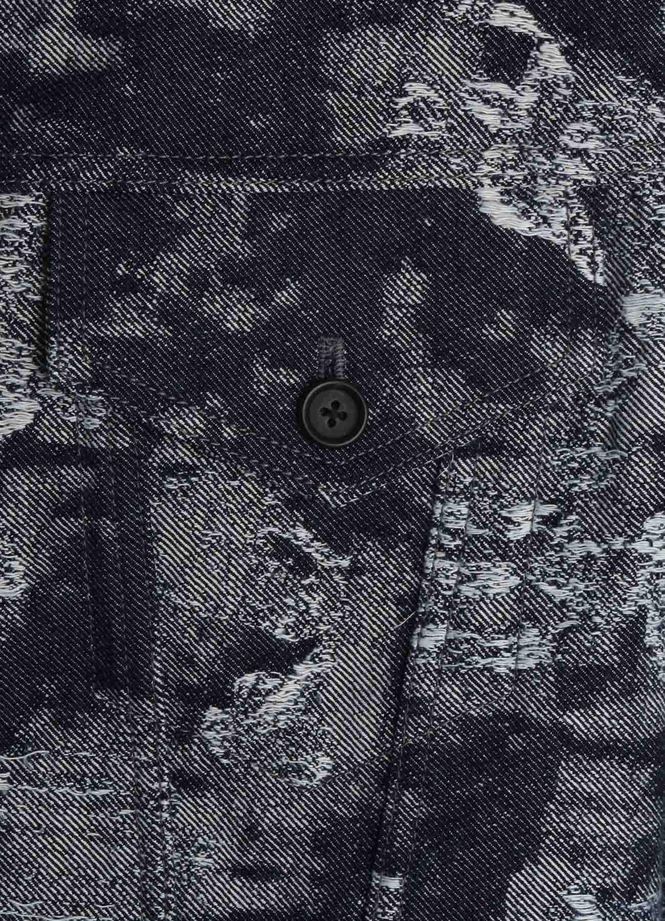 JACQUARD DENIM TRUCKER JACKET