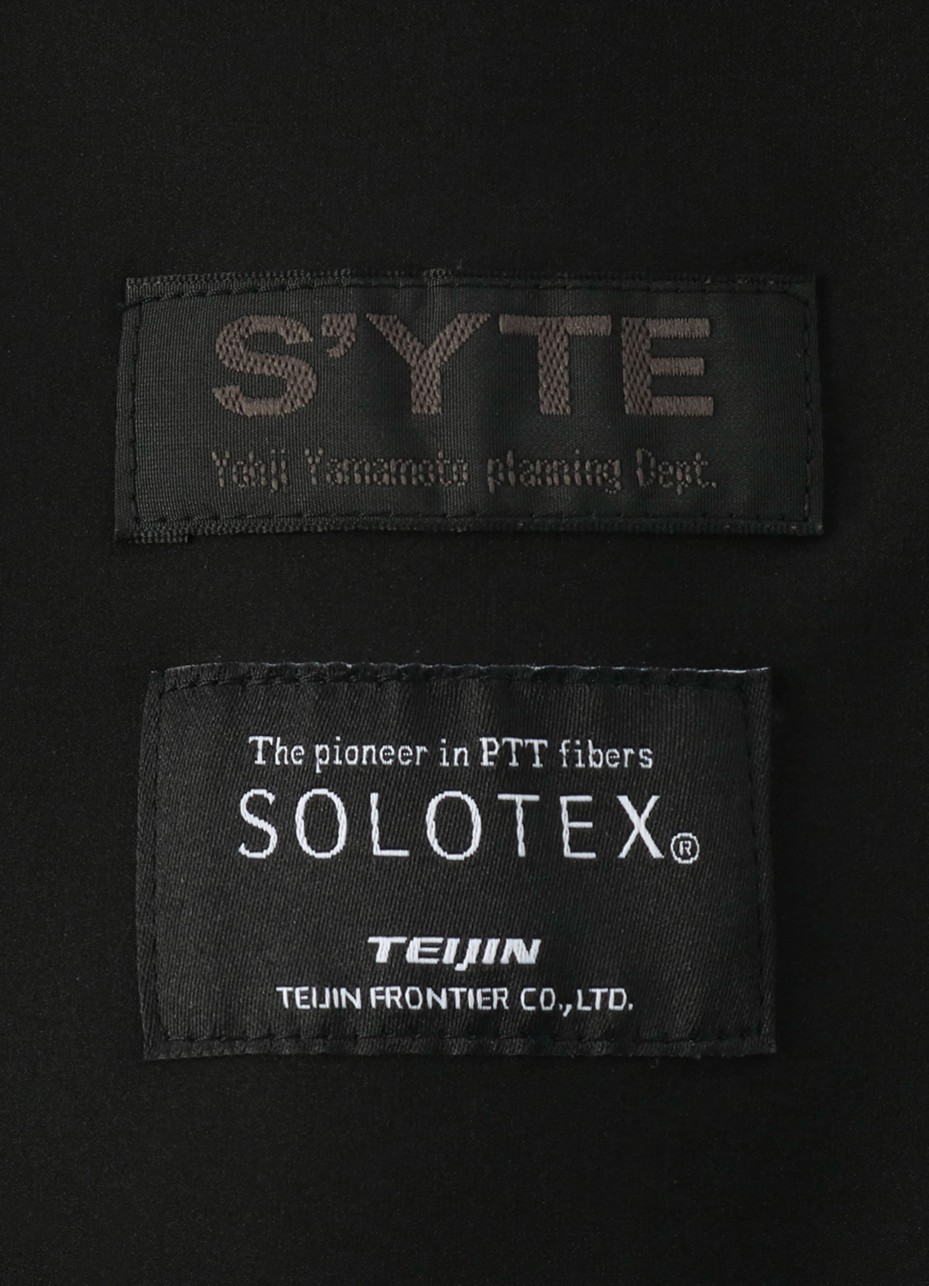 SOLOTEX POCKETABLE 3BS TAILORED SHIRT JACKET(S Black): S'YTE｜THE