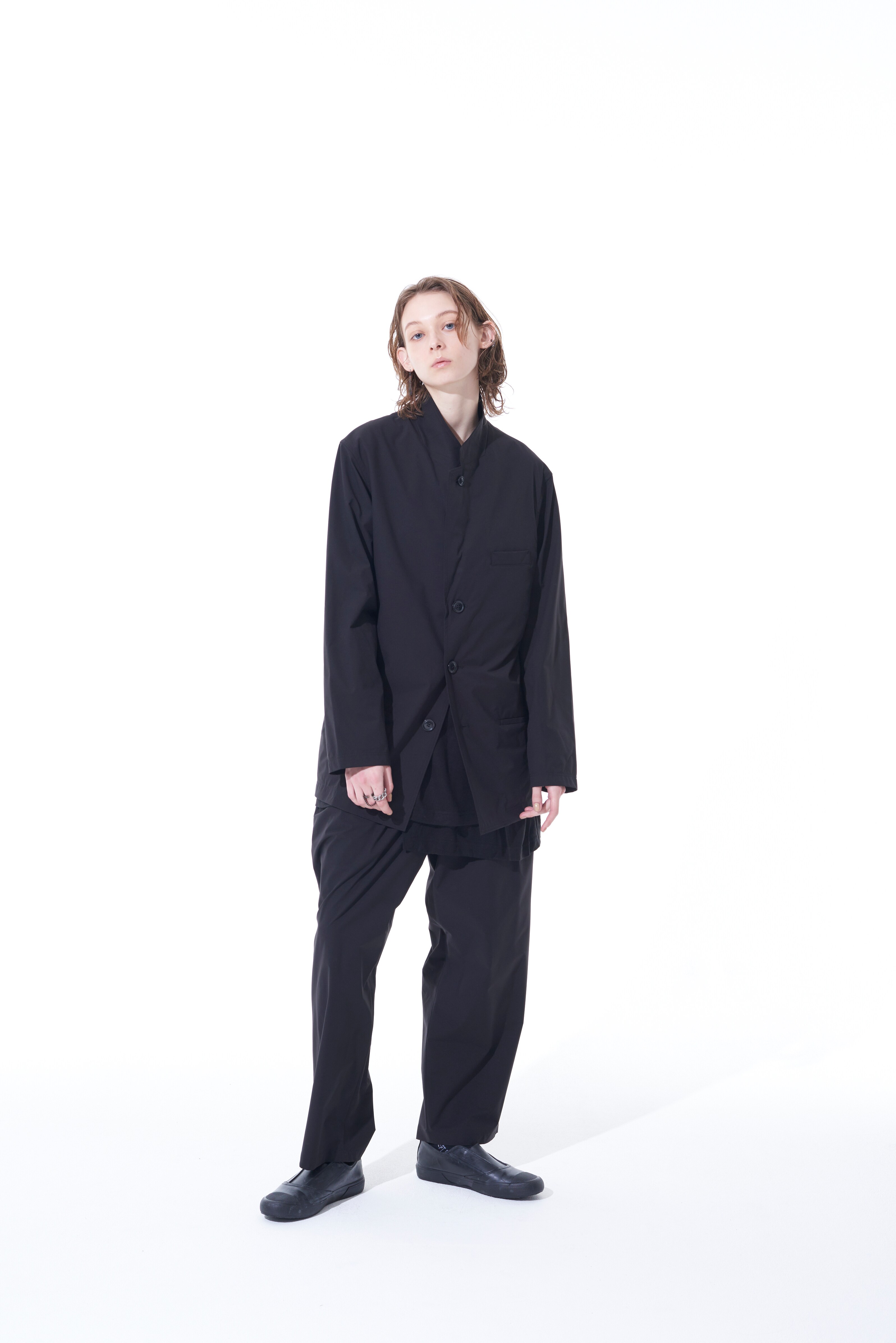 Solotex Pocketable 3BS Tailored Shirt Jacket(S Black): S'YTE｜THE 