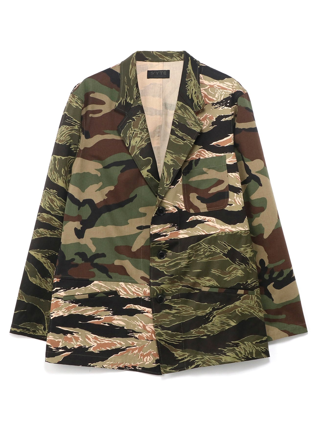 CRAZY CAMOUFLAGE 3BS TAILORED SHIRT JACKET