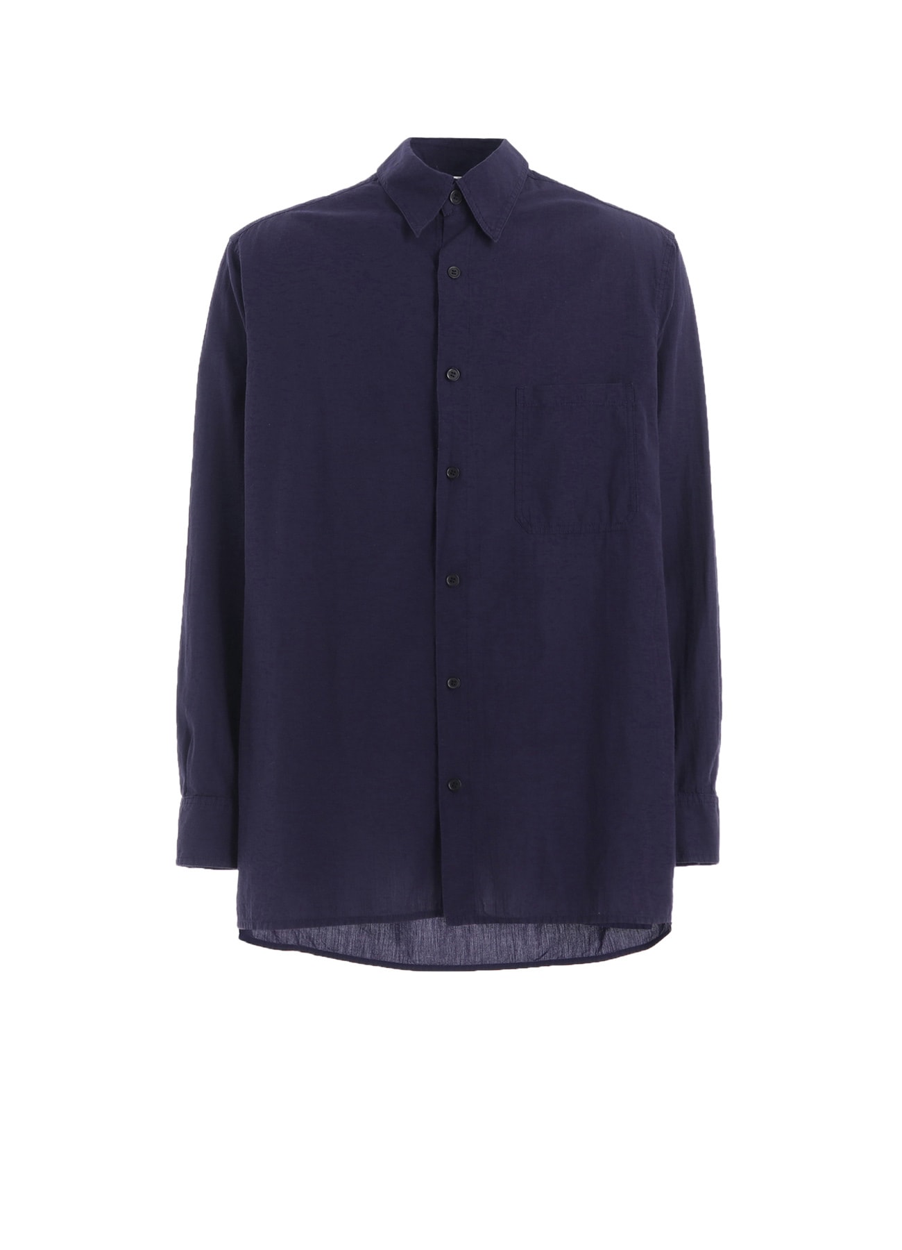 BROADCLOTH CHAMBRAY LOOSE-FIT REGULAR COLLAR SHIRT