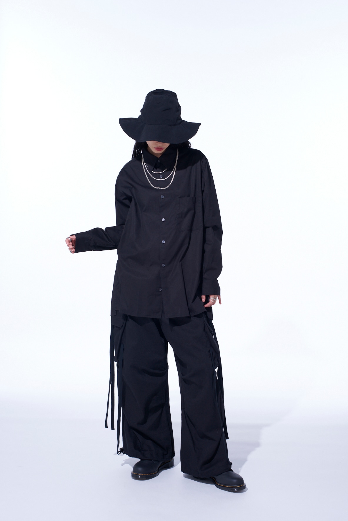 COTTON BROAD LOOSE-FIT REGULAR COLLAR SHIRT