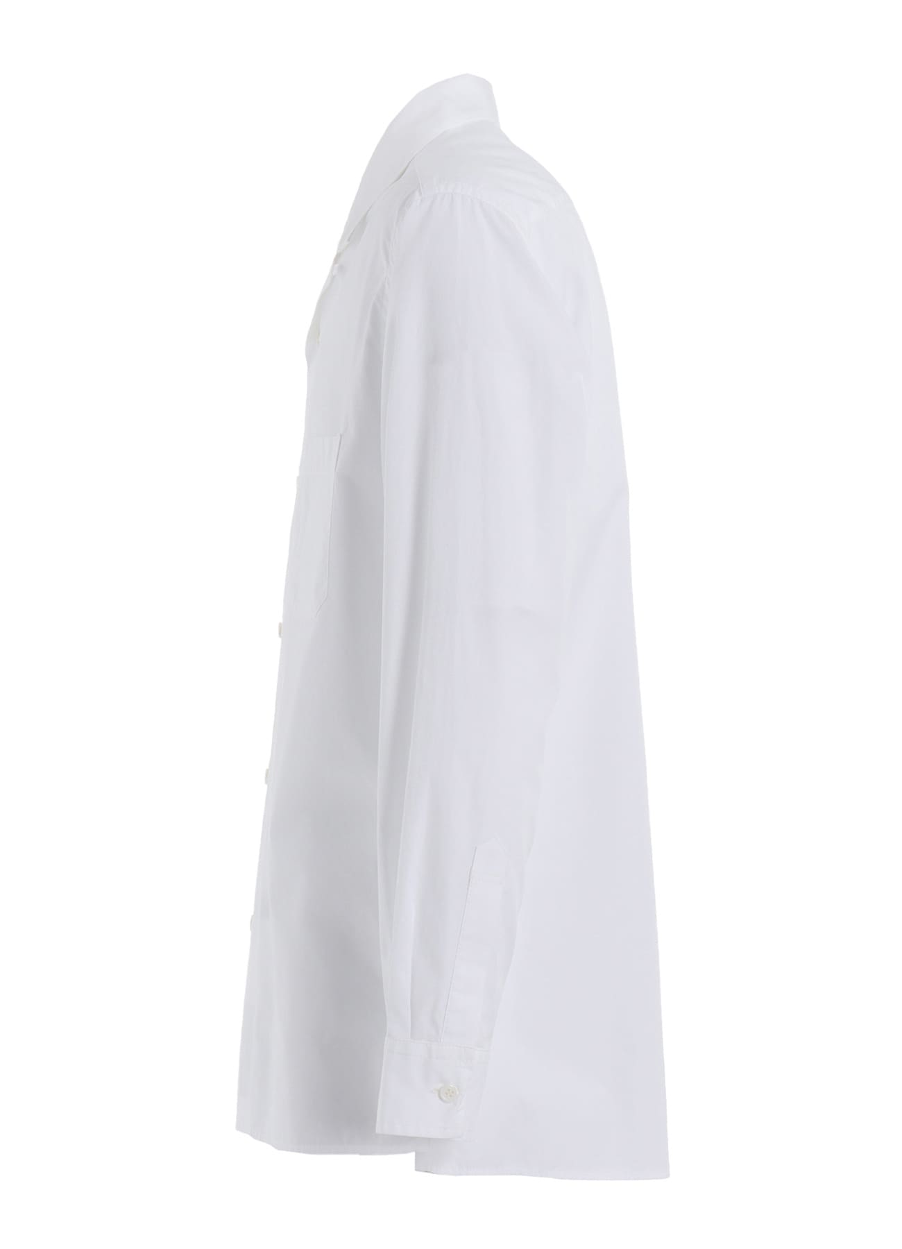 COTTON BROAD LOOSE-FIT OPEN COLLAR SHIRT