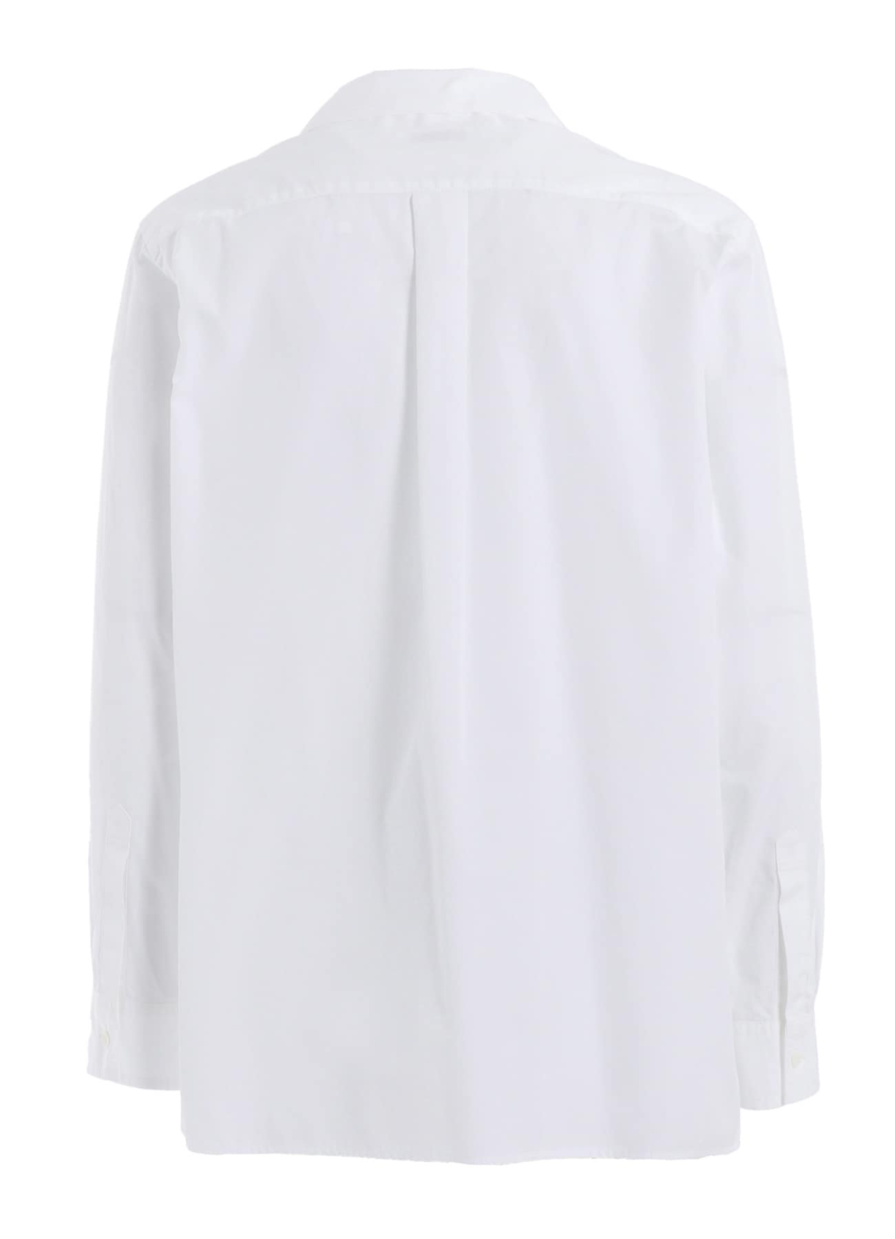 COTTON BROAD LOOSE-FIT OPEN COLLAR SHIRT