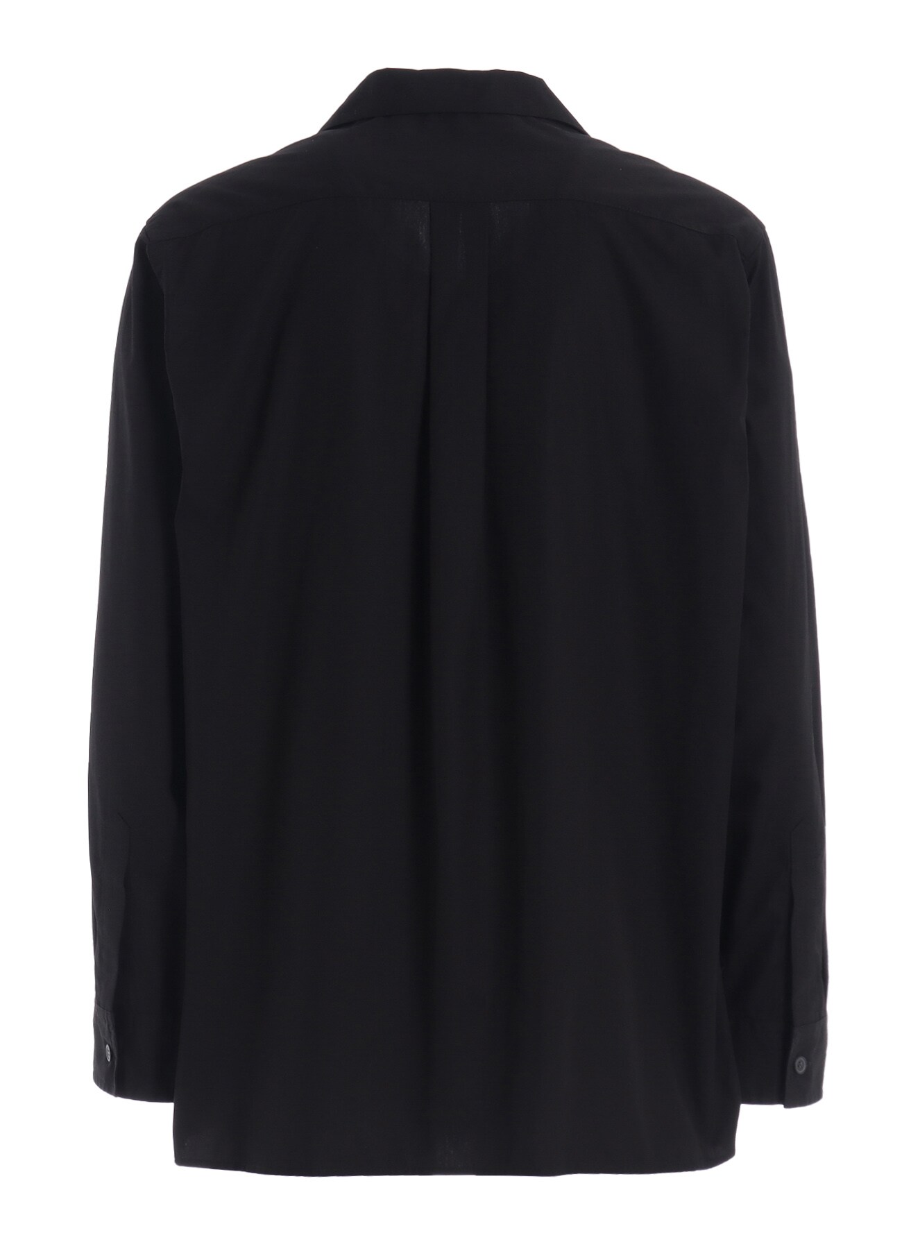 COTTON BROAD LOOSE-FIT OPEN COLLAR SHIRT