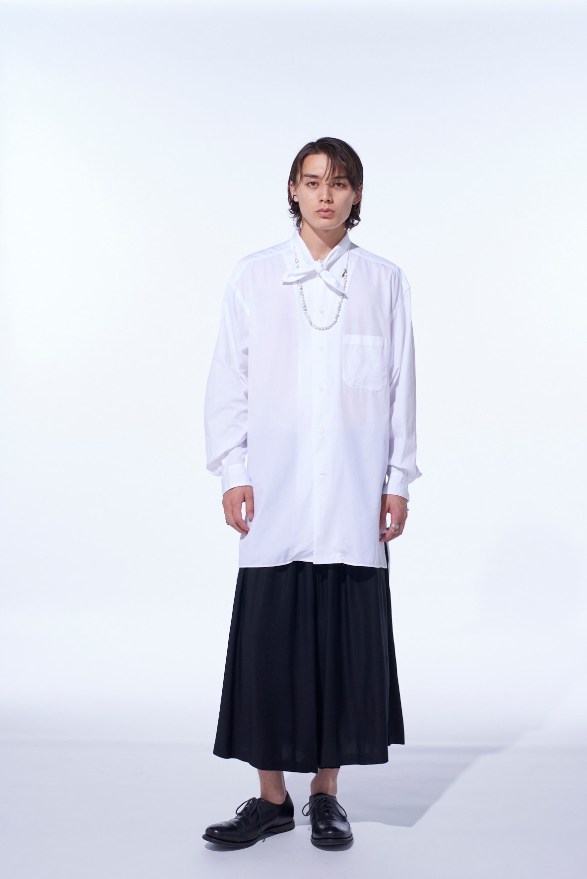 Tシャツ・カットソー IONSEOUL Ribbon Collar Sweatshirt JE163 10-175666.jpg
