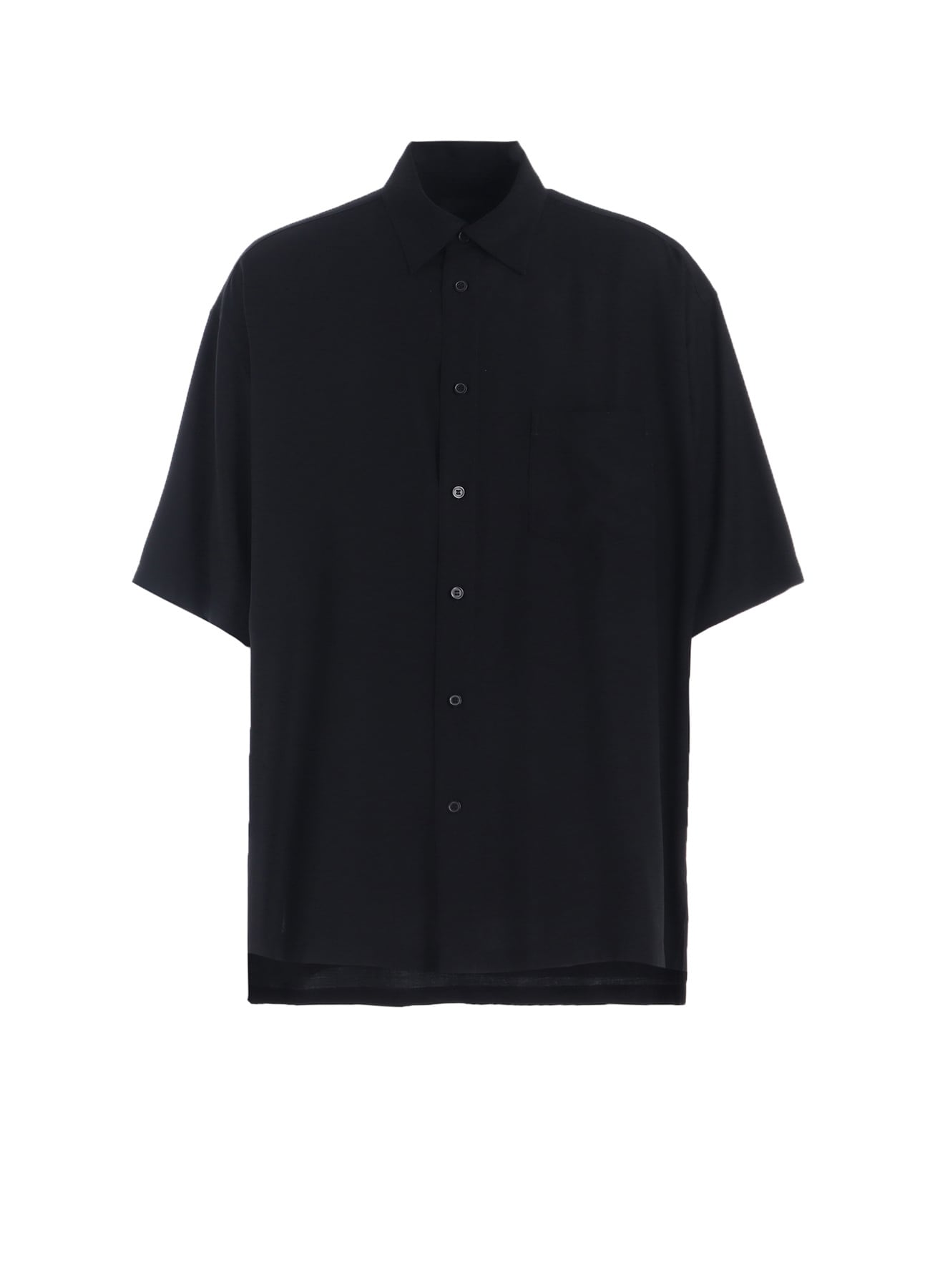 RAYON TWILL OVERSIZED SHORT-SLEEVE SHIRT