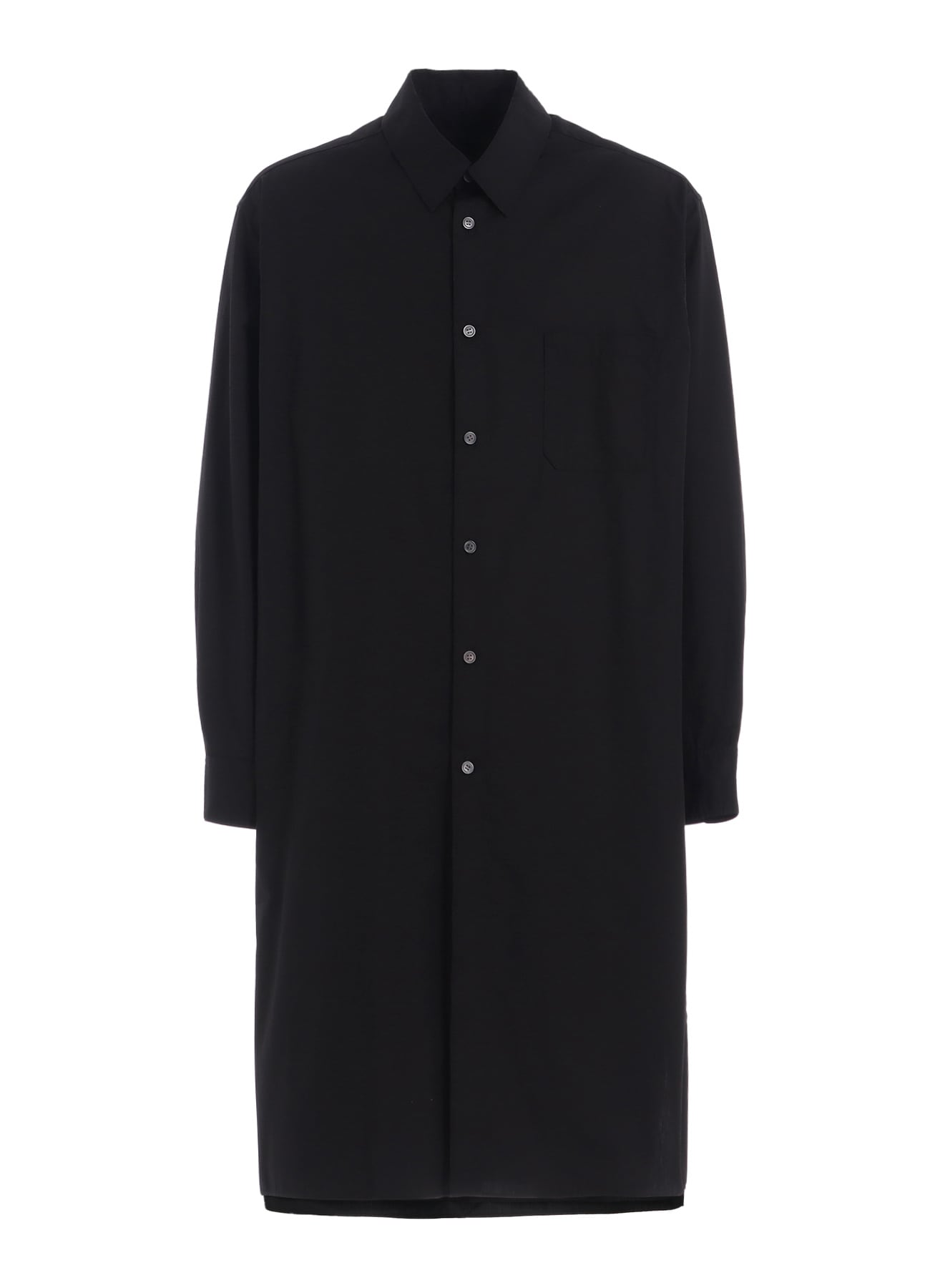 COTTON BROAD REGULAR COLLAR LONG SHIRT