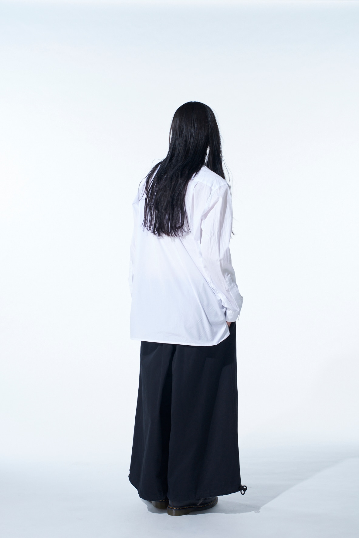 COTTON BROAD CROW EMBROIDERED SHIRT
