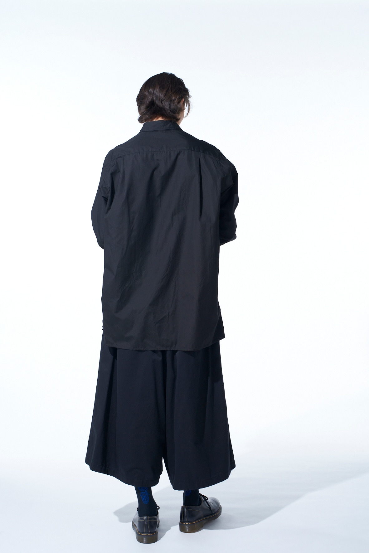 COTTON BROAD CROW EMBROIDERED SHIRT