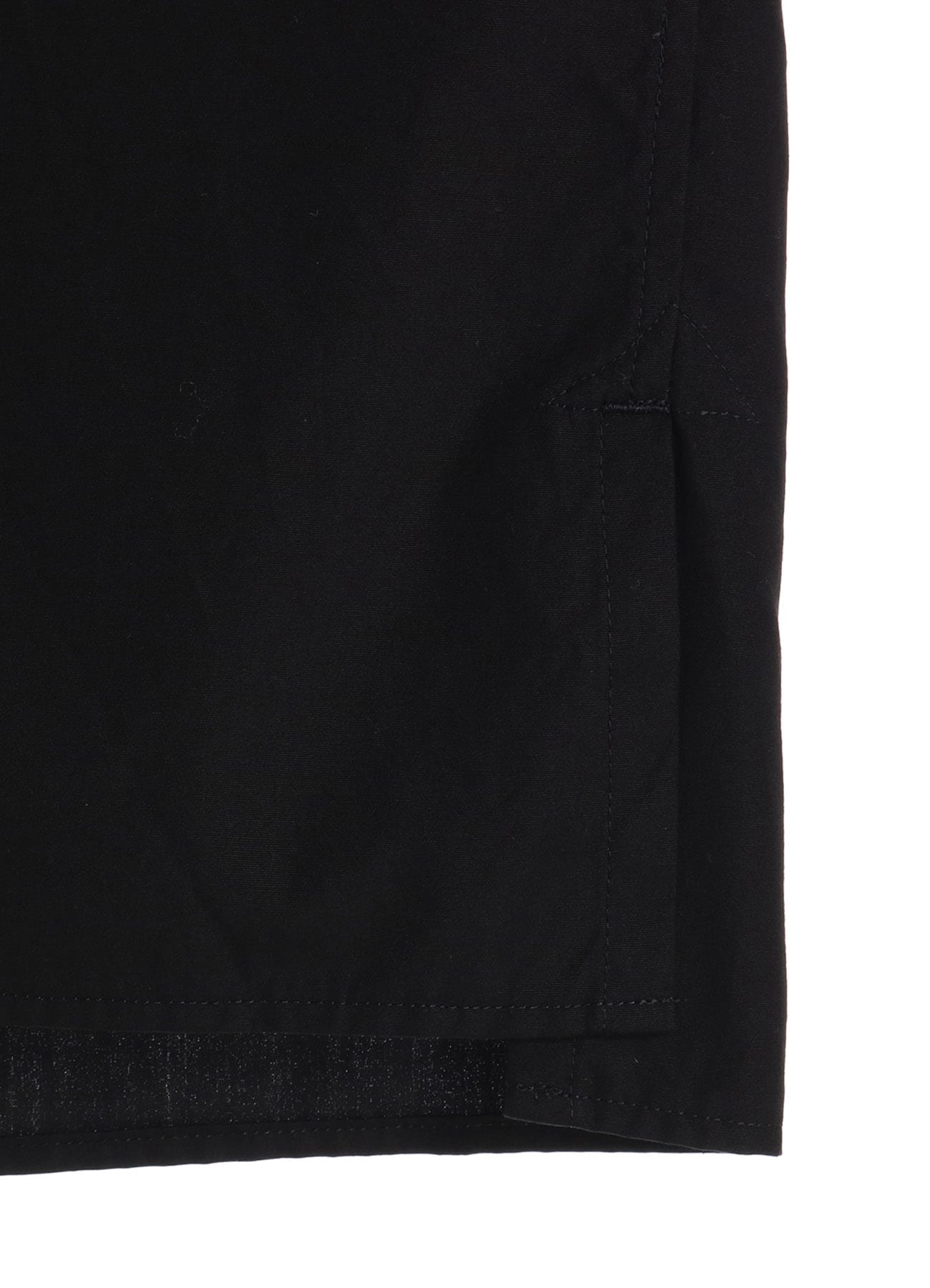 COTTON BROAD「Black is modest」MESSAGE PRINTED SHIRT