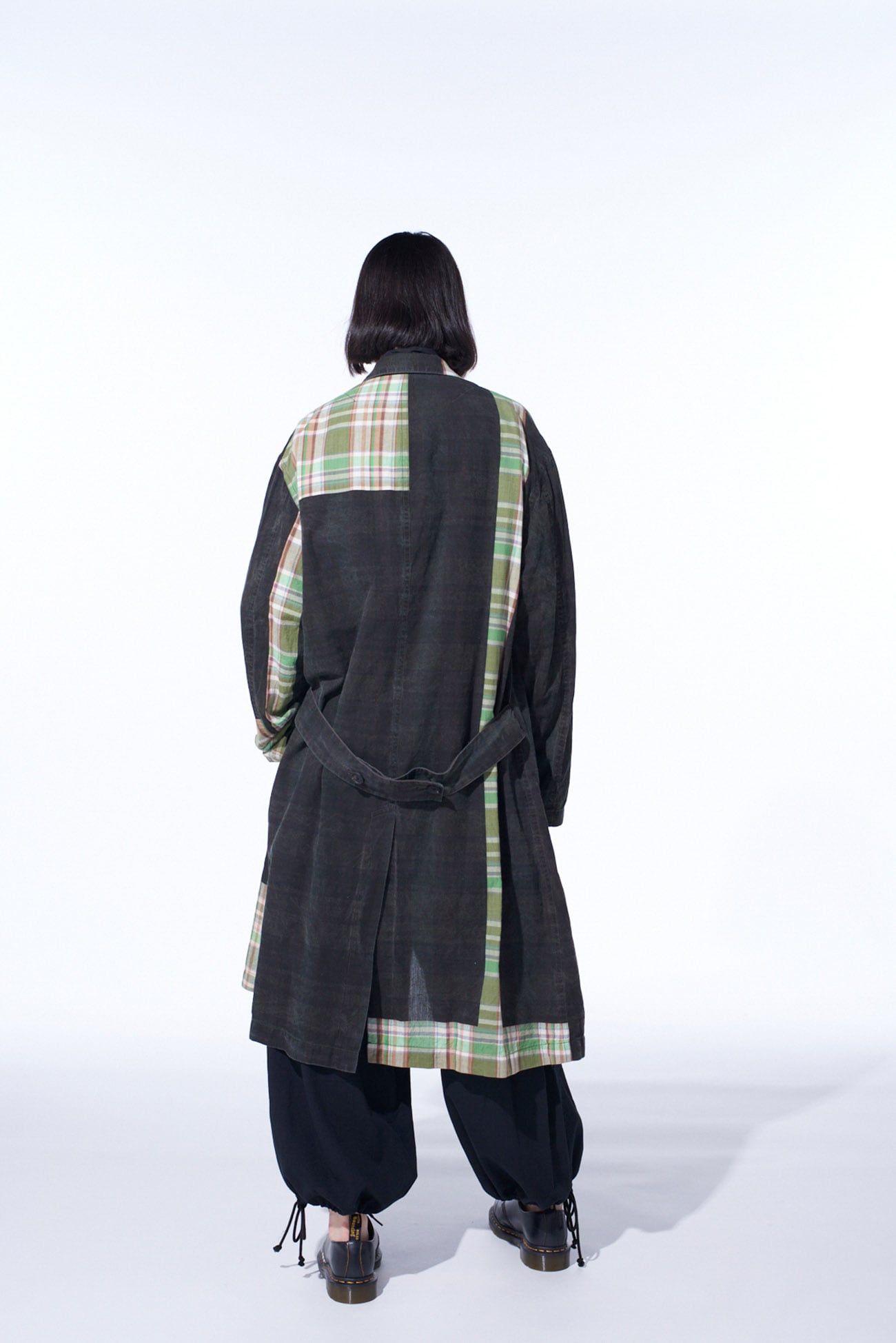 MADRAS CHECK PIGMENT PRINT COAT