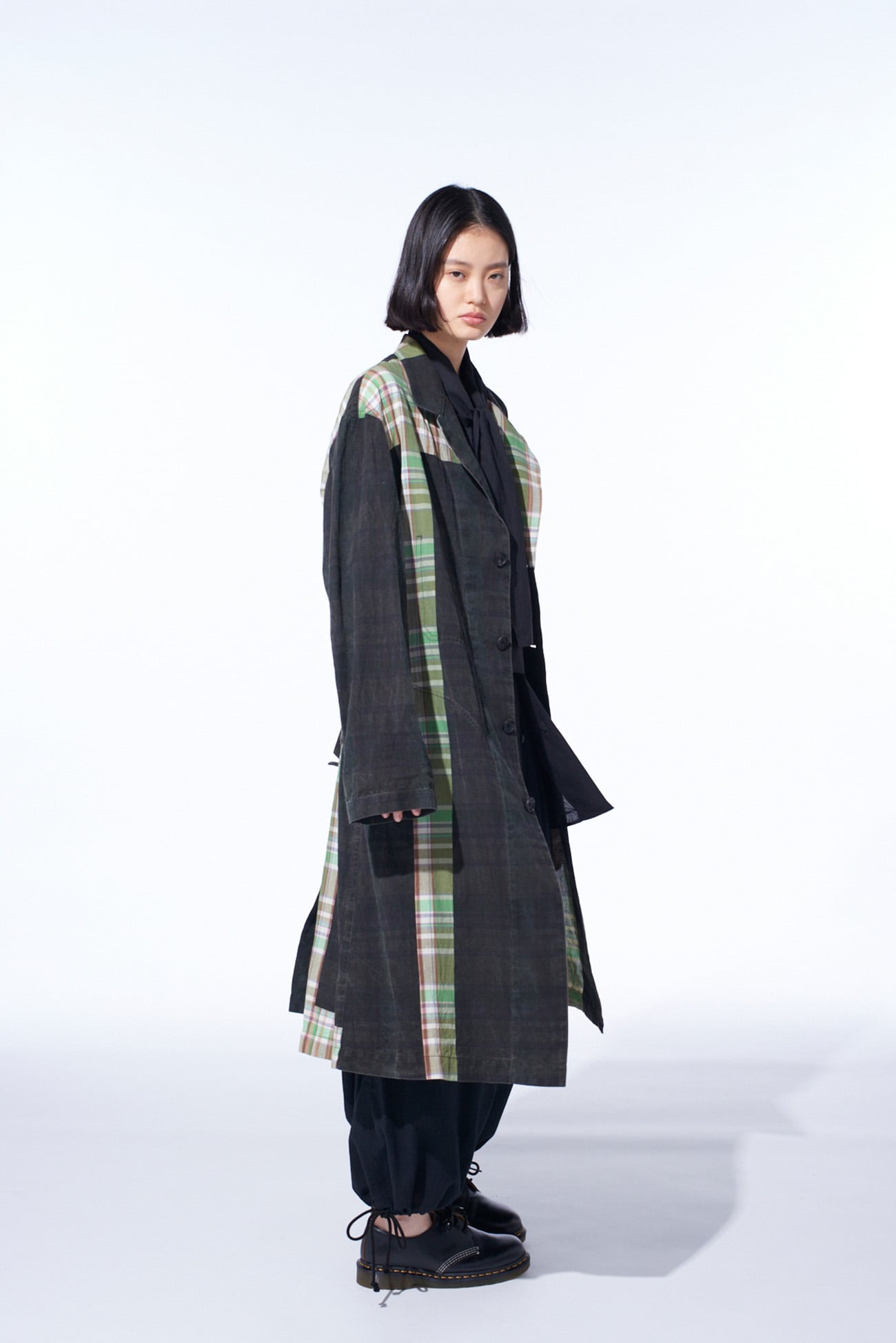 MADRAS CHECK PIGMENT PRINT COAT