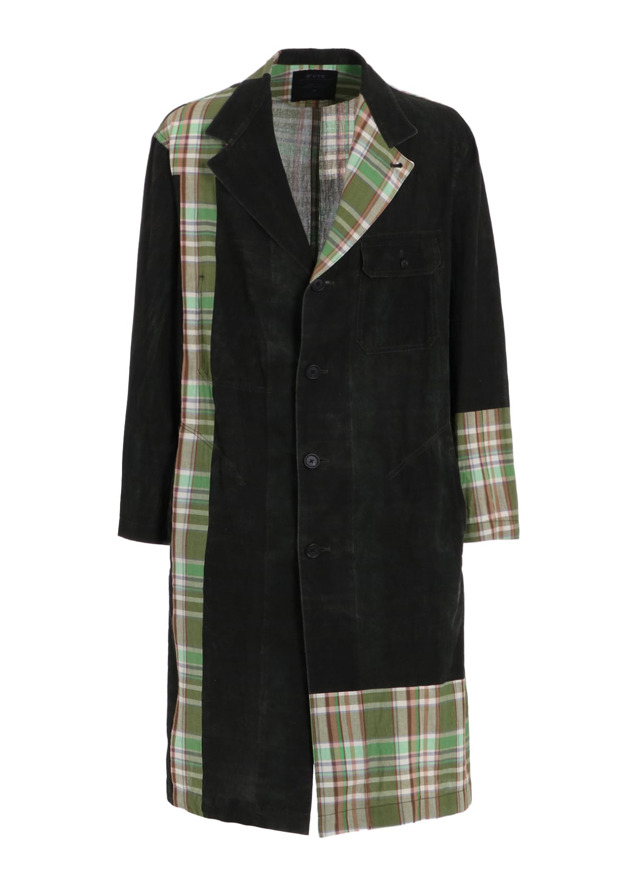 MADRAS CHECK PIGMENT PRINT COAT