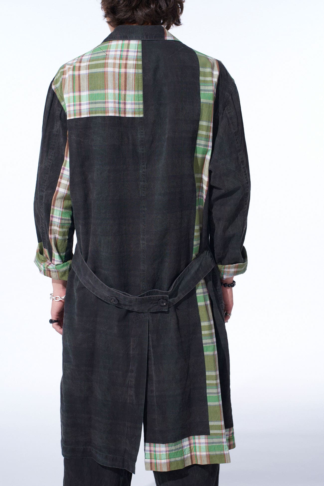 MADRAS CHECK PIGMENT PRINT COAT