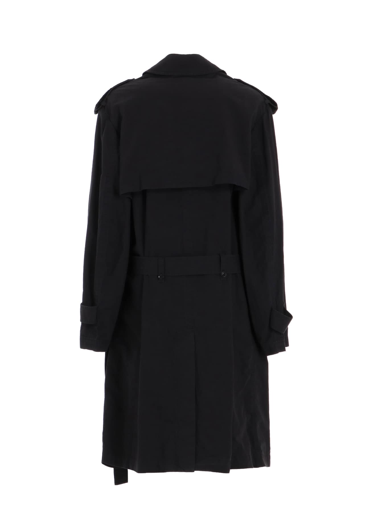 BRUSHED WASHER FINISH BROAD TRENCH COAT