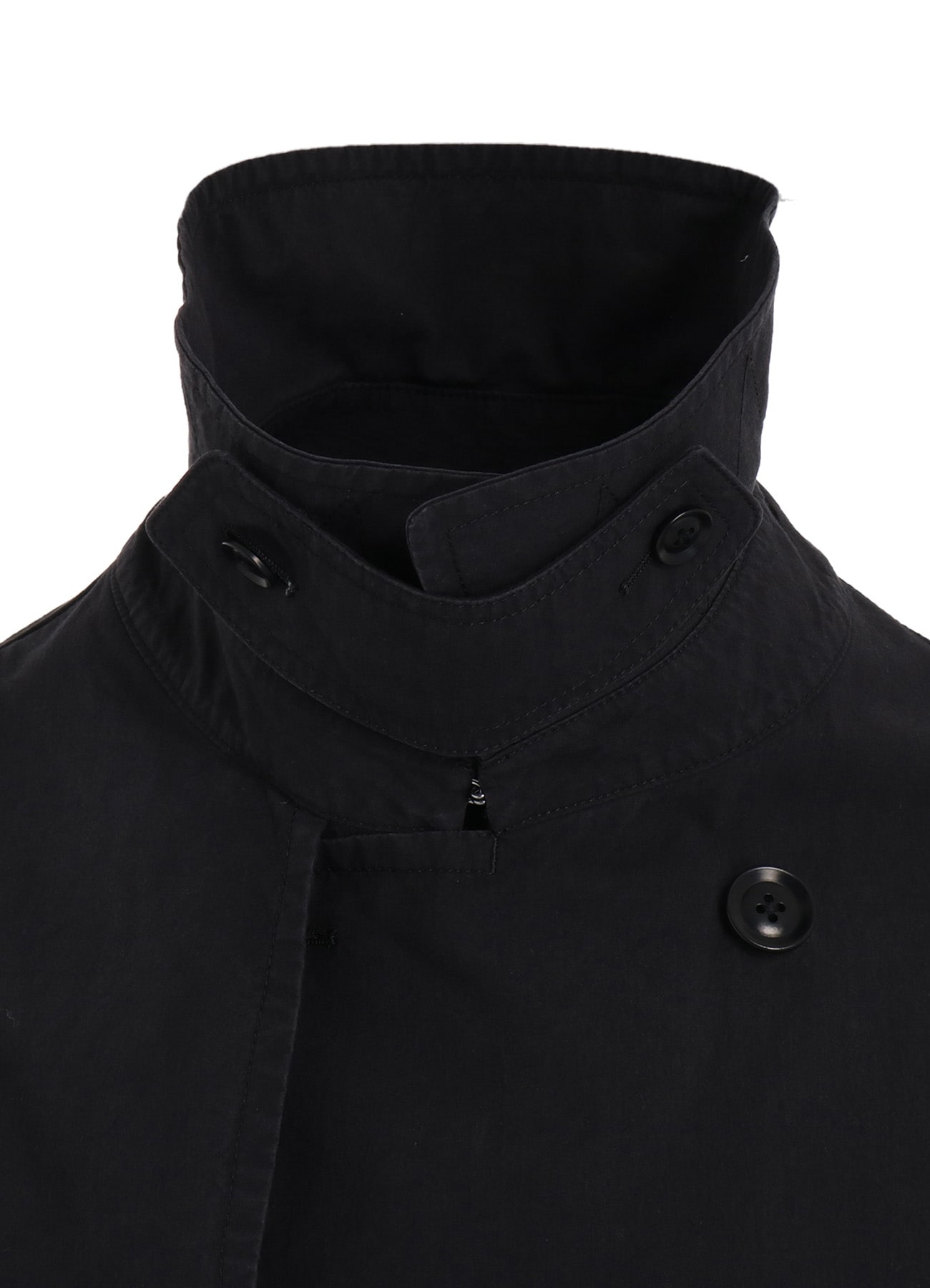 BRUSHED WASHER FINISH BROAD TRENCH COAT