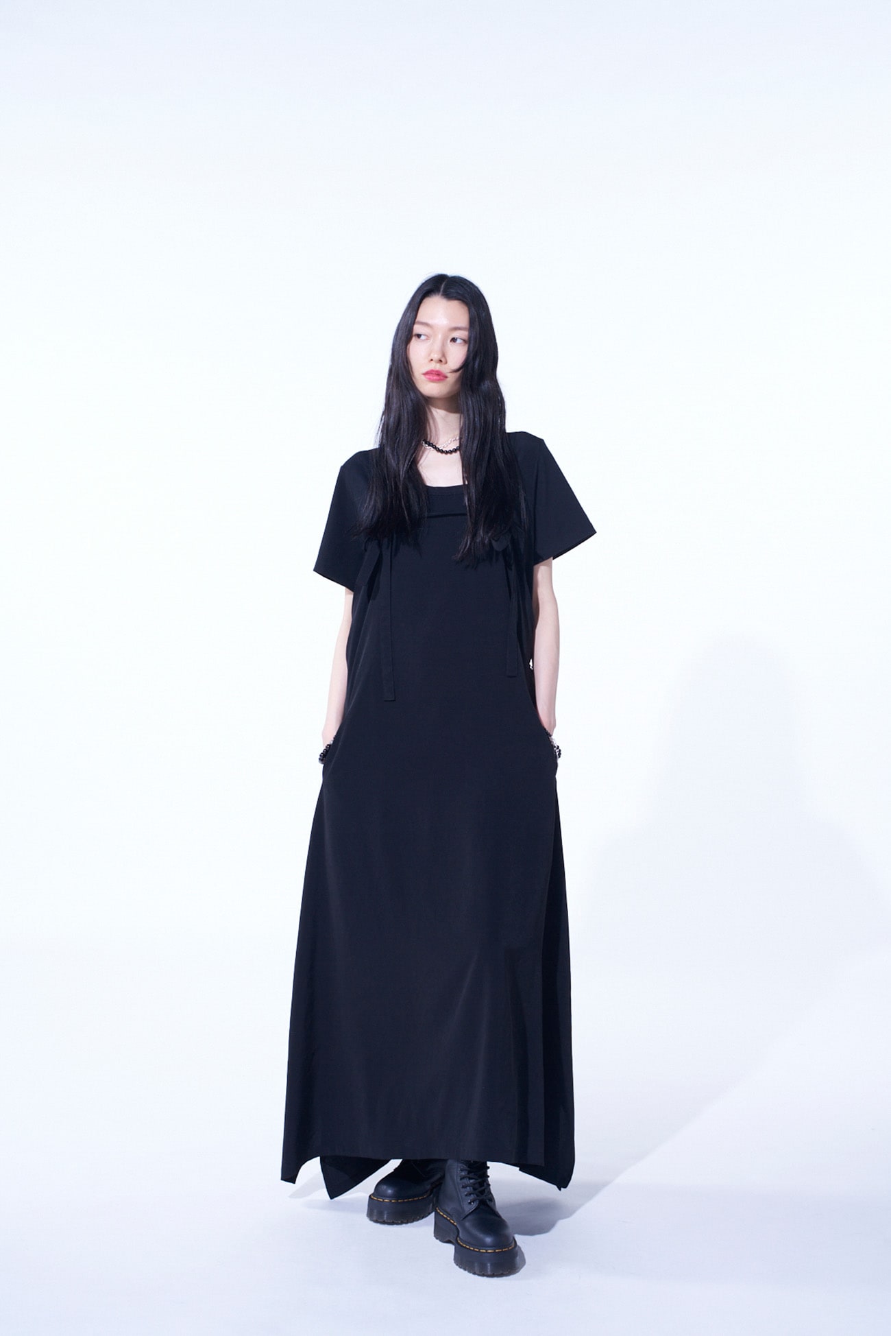 CREPE de CHINE SALOPETTE SKIRT