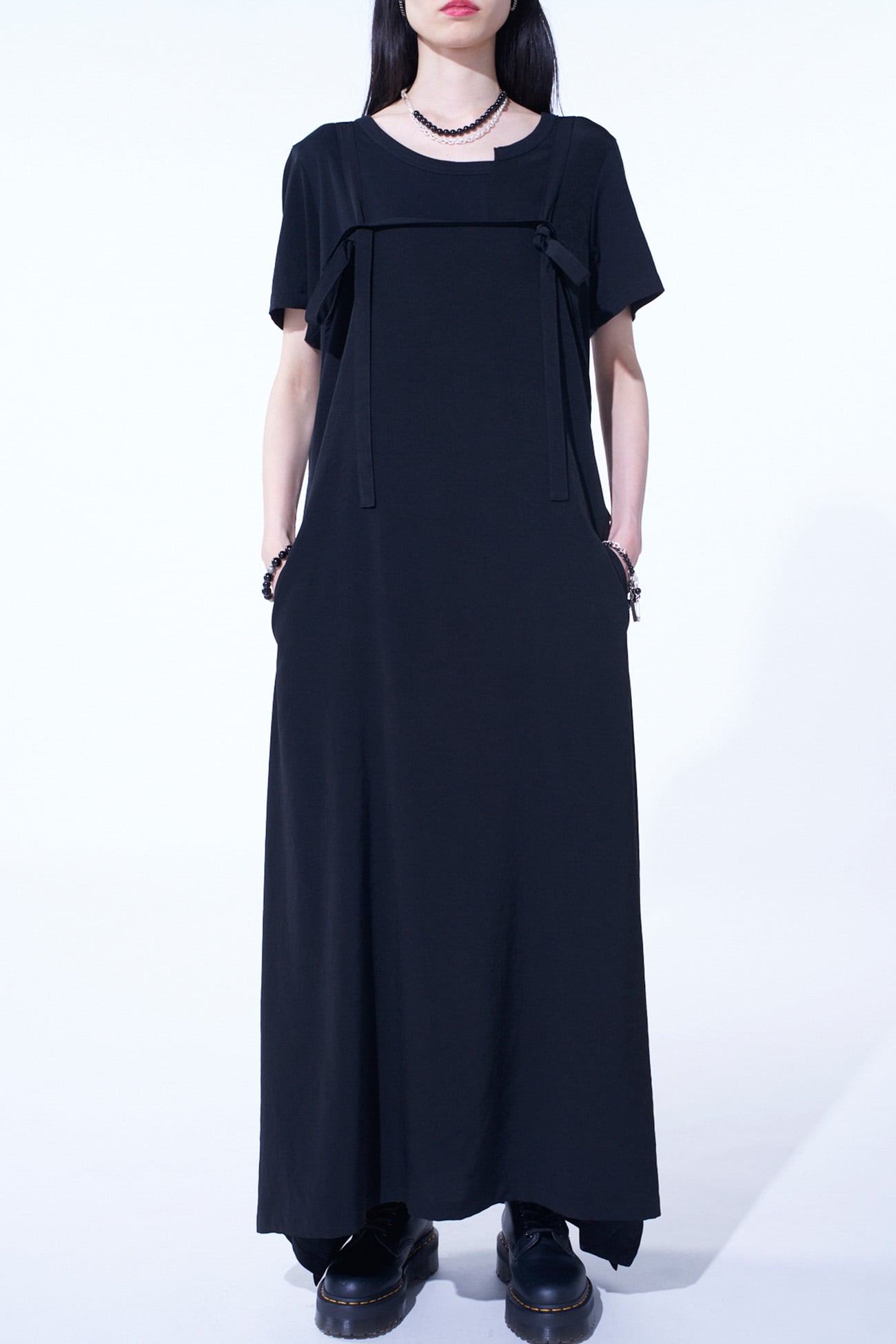 CREPE de CHINE SALOPETTE SKIRT
