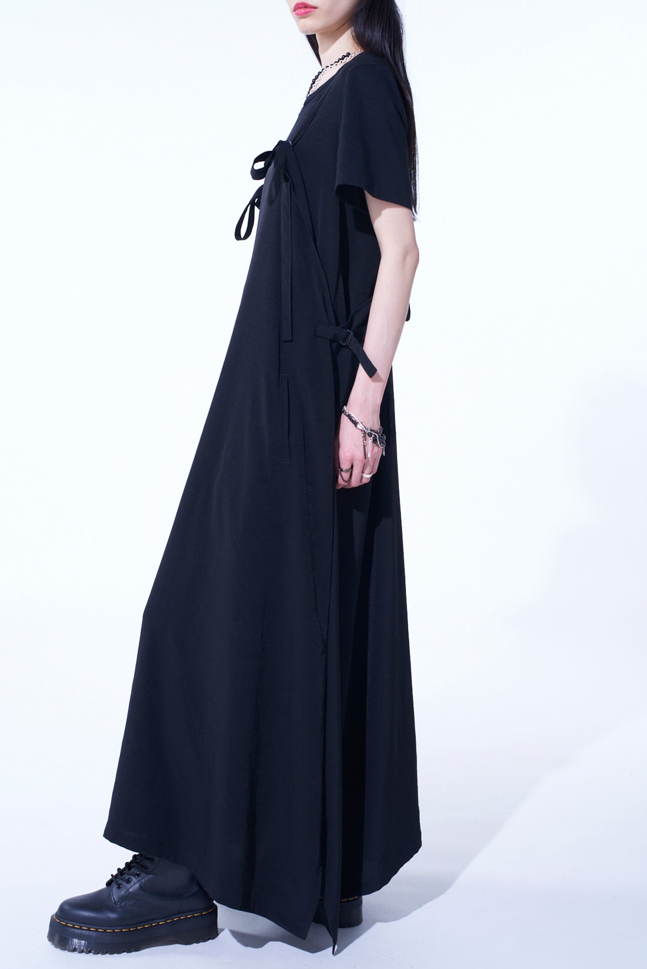 CREPE de CHINE SALOPETTE SKIRT
