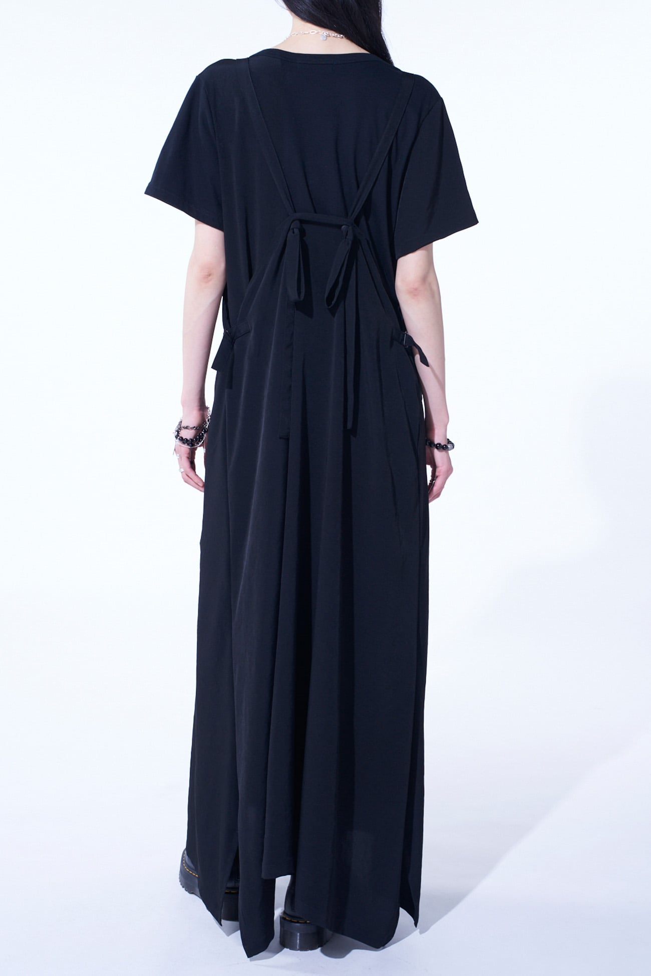 CREPE de CHINE SALOPETTE SKIRT