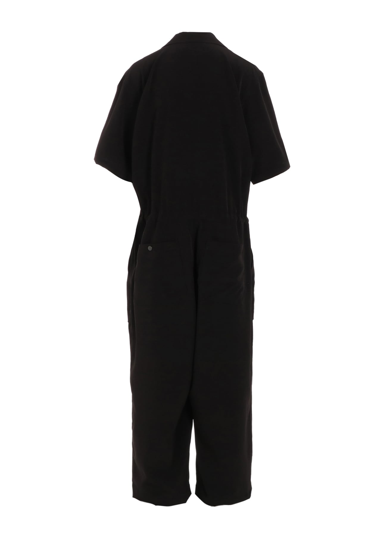 CREPE de CHINE SHORT SLEEVE MILITARY ALL-IN-ONE