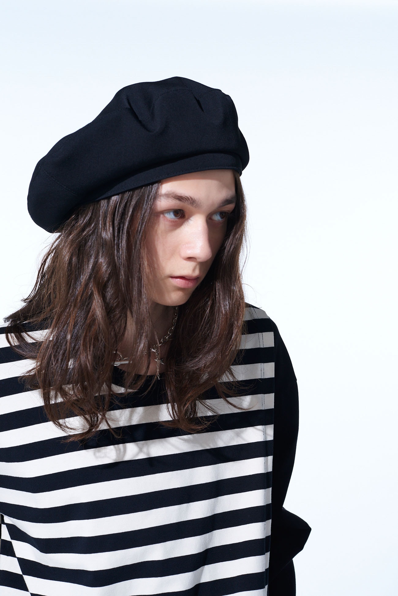 WASHER WOOL GABARDINE BERET