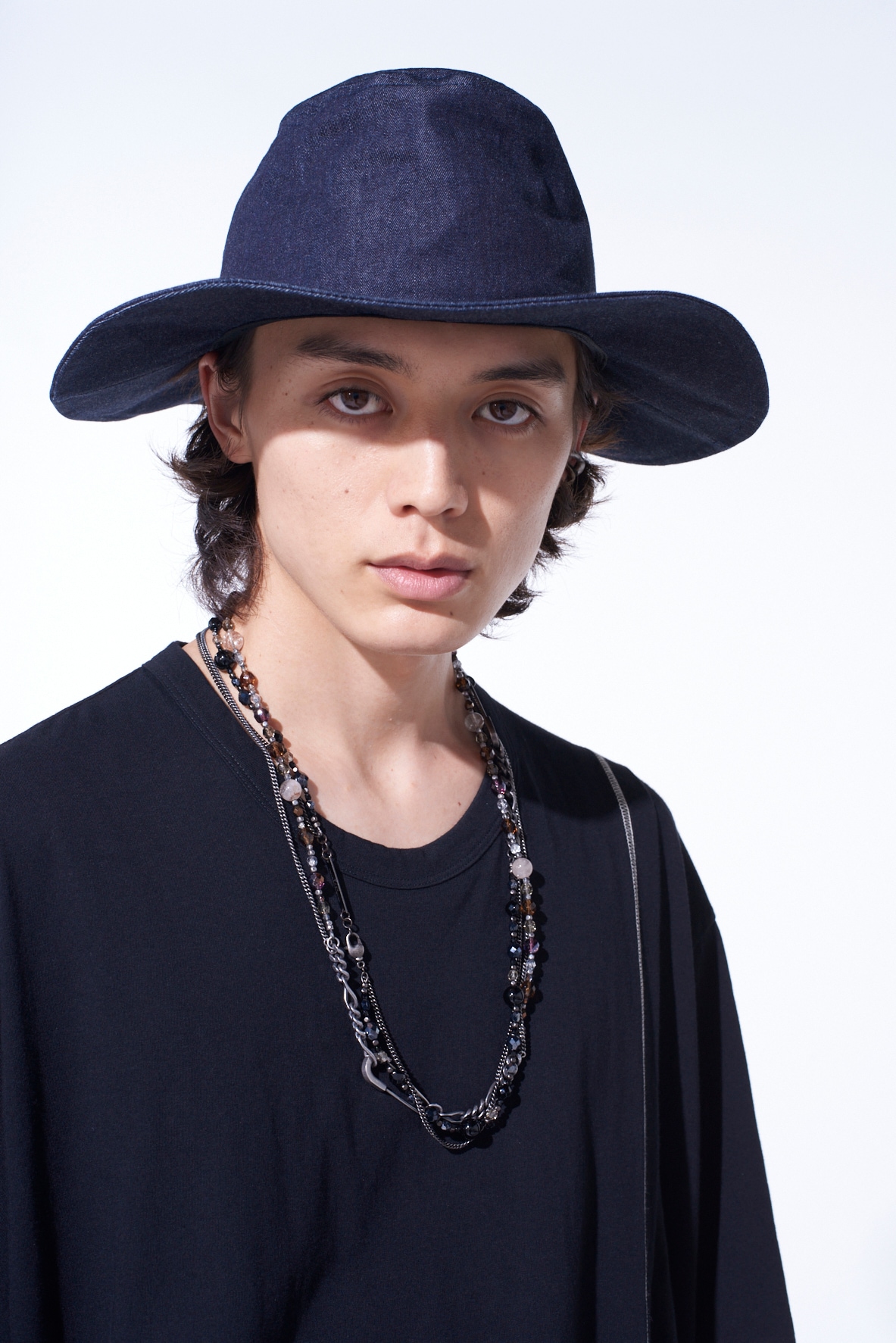 7oz DENIM LONG BRIM HAT