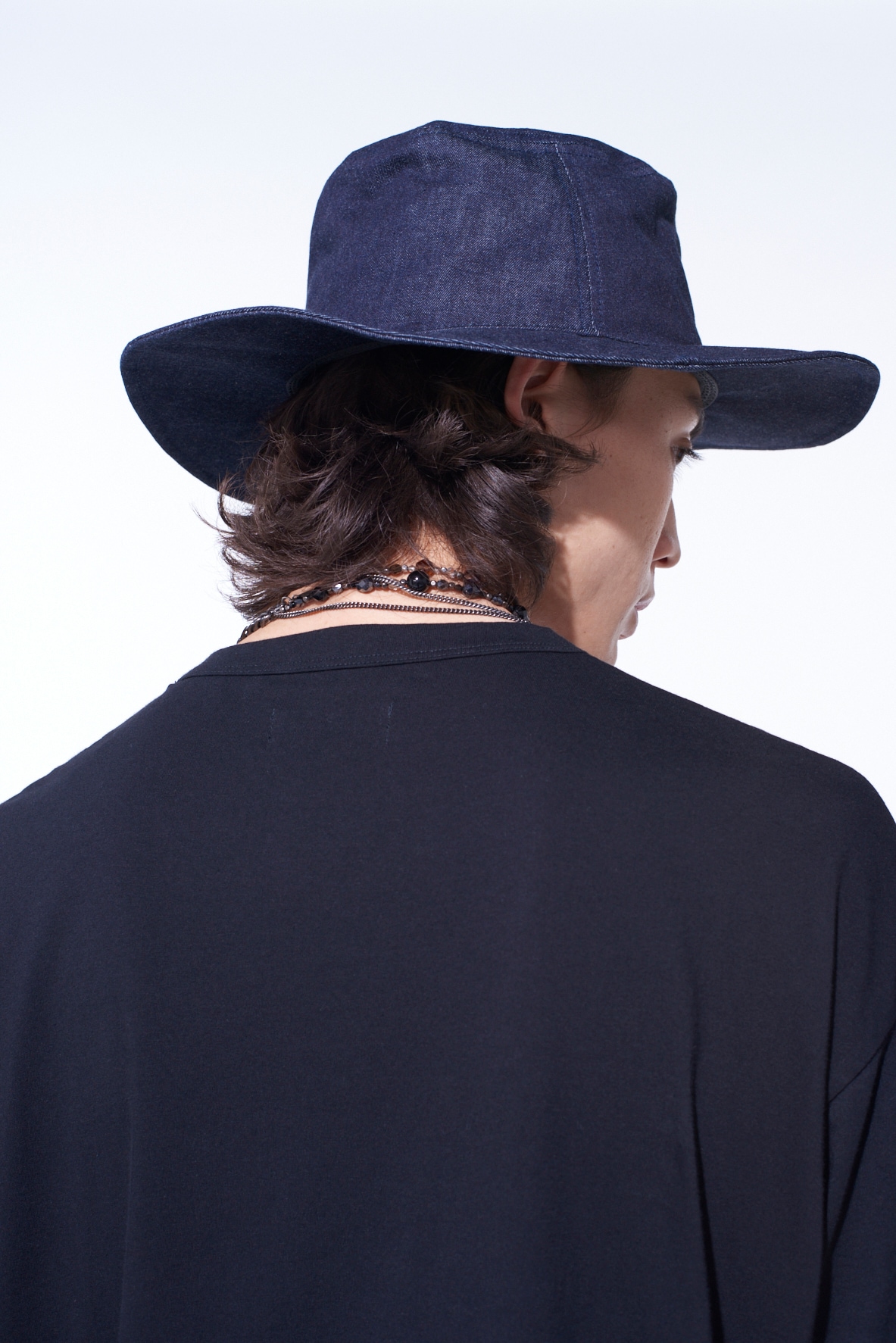 7oz DENIM LONG BRIM HAT