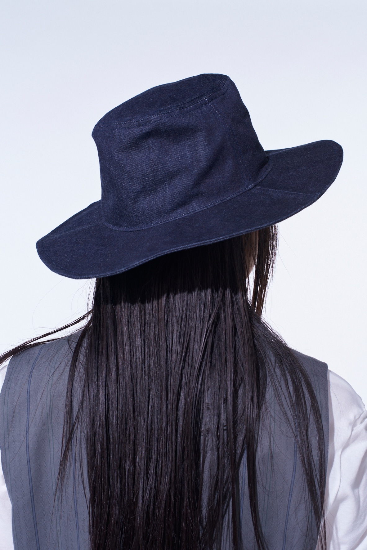 7oz DENIM LONG BRIM HAT