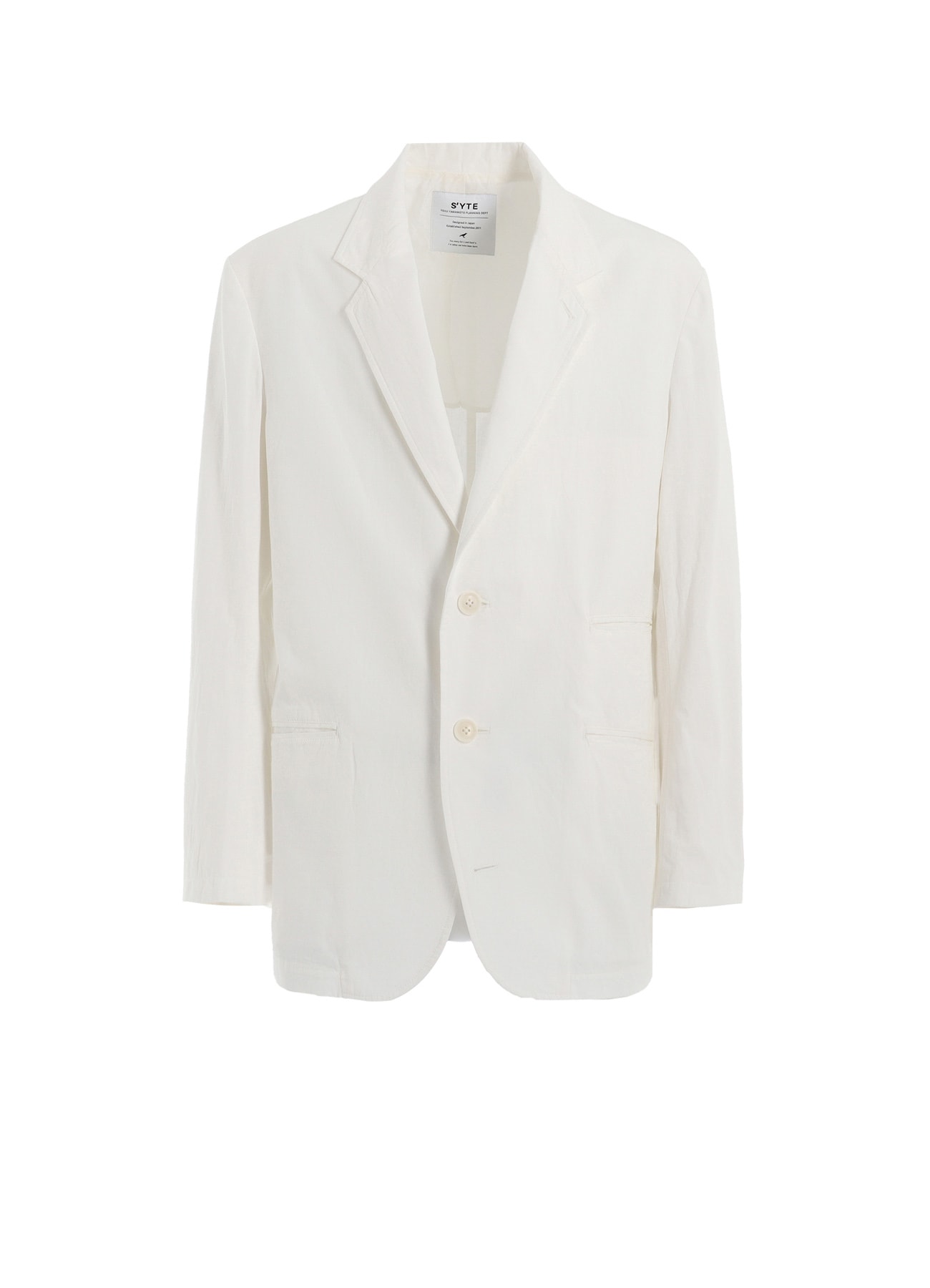 COTTON/LINEN DUNGAREE 2BS JACKET