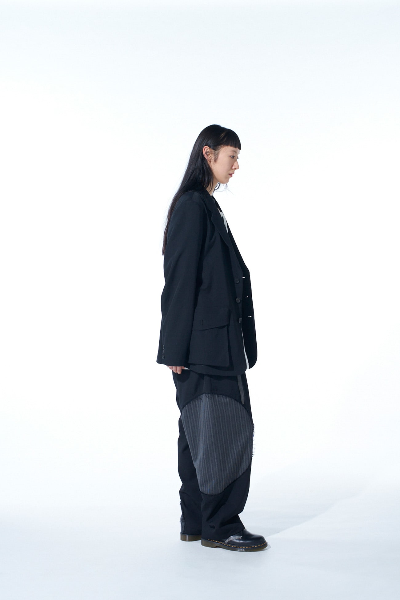 WASHER WOOL GABARDINE BIG POCKETS JACKET