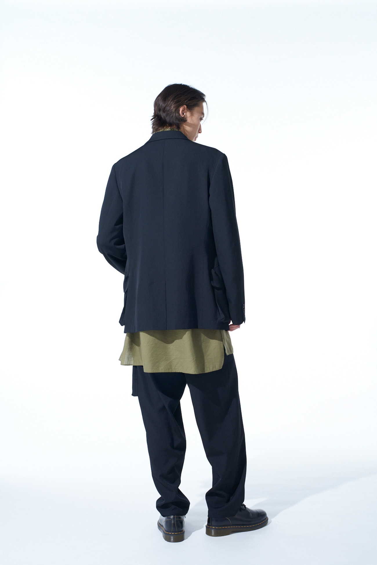WASHER WOOL GABARDINE BIG POCKETS JACKET