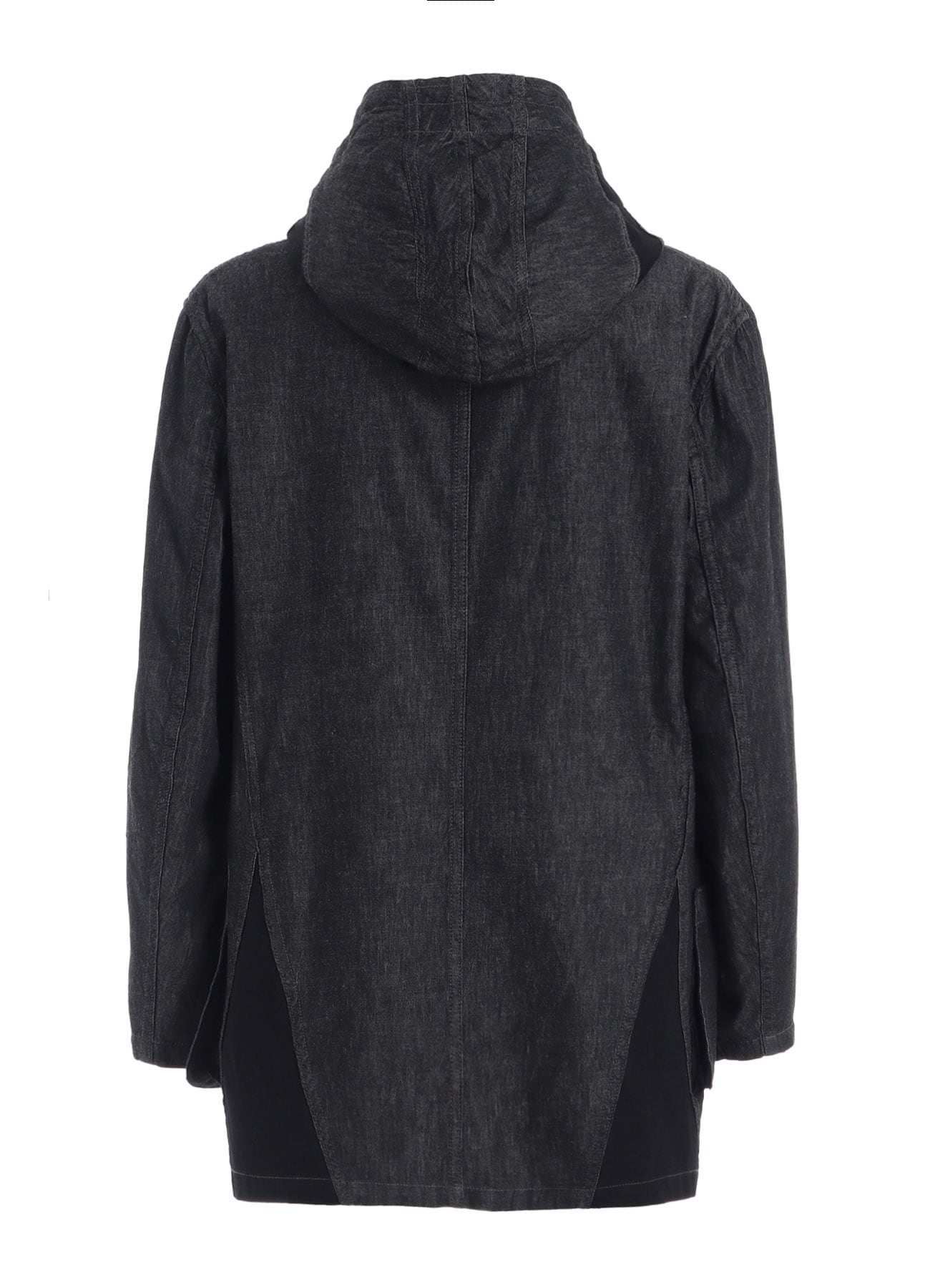 7oz TWO-TONE DENIM HOODED JACKET