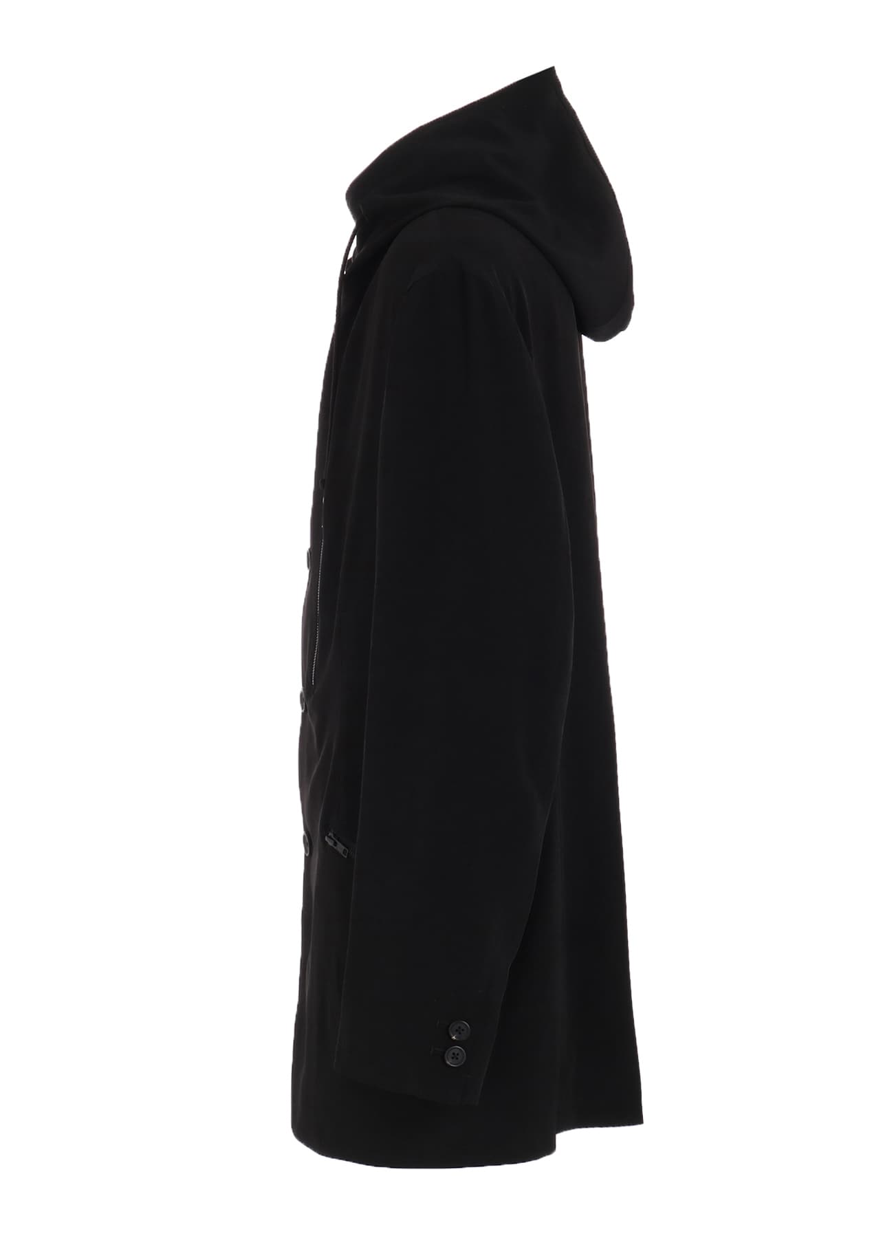 CREPE de CHINE HOODED JACKET